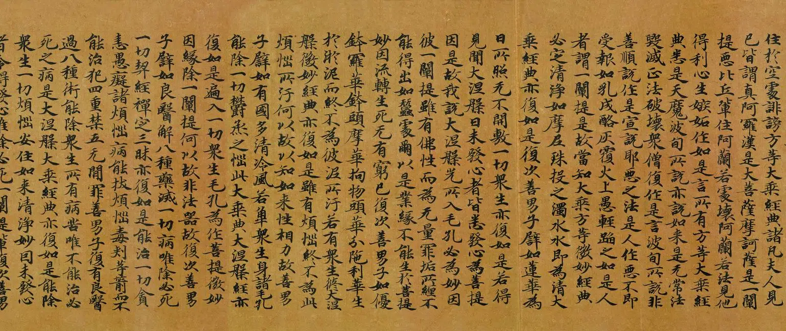 唐朝【佚名】《大般涅槃经菩萨品卷》 第13张 唐朝【佚名】《大般涅槃经菩萨品卷》 第13张