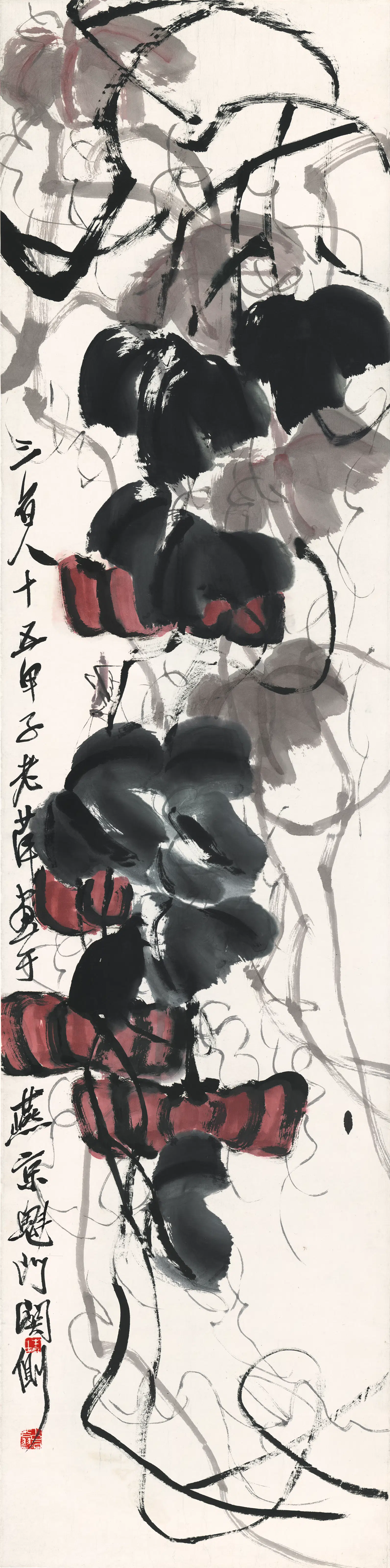 近现代【齐白石】《金瓜-1》