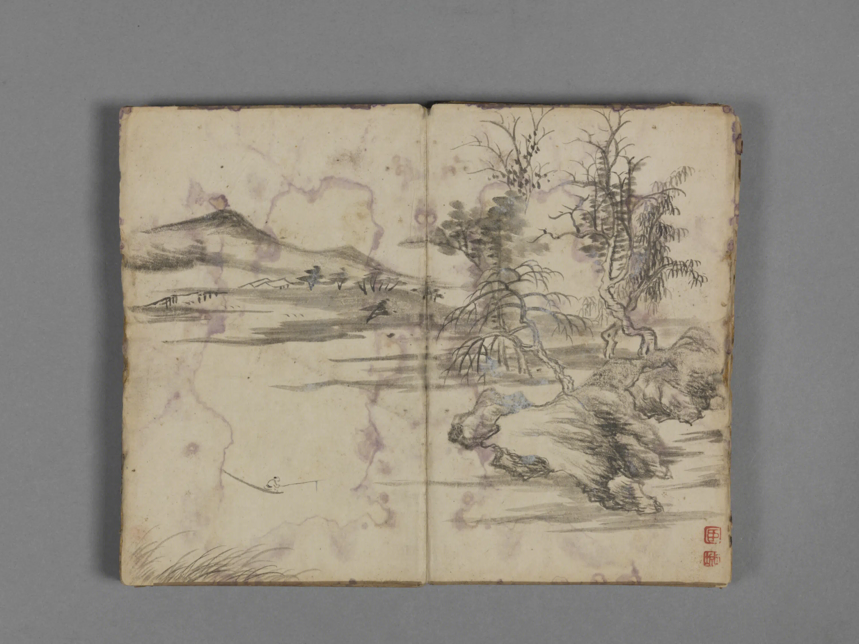 清代【钱维城】《山水小册（12开）》 第5张