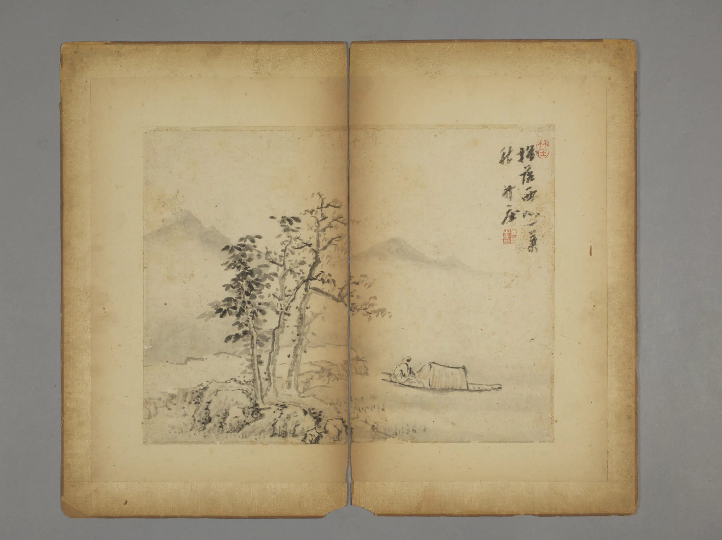 清代【上官周】《山水册（10开）》