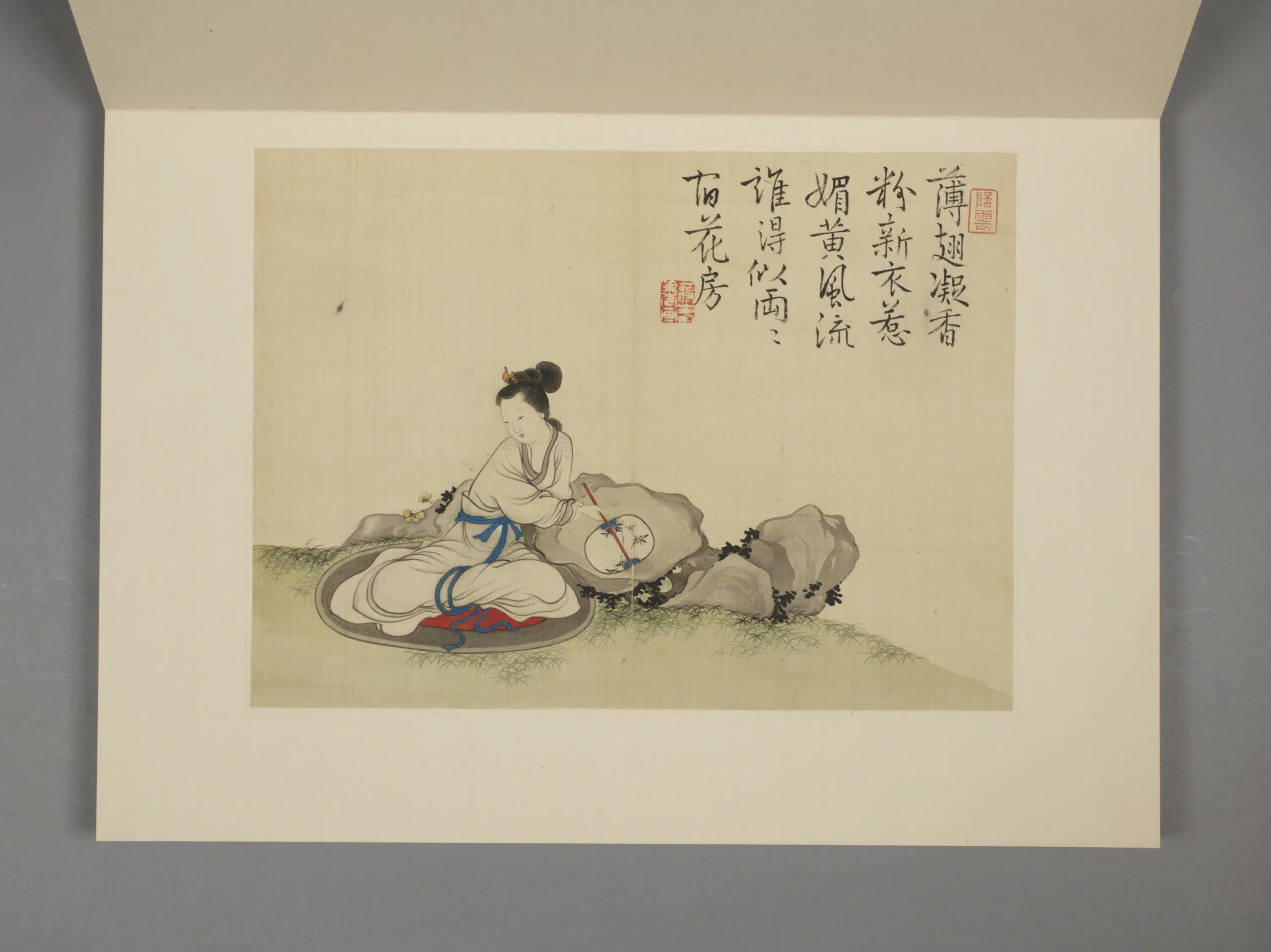 清代【蒋峰】《仕女册》 第10张 清代【蒋峰】《仕女册》 第10张