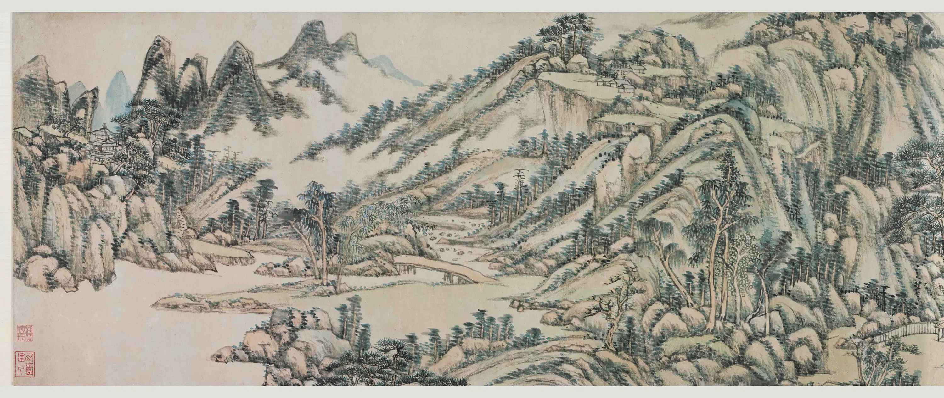 清代【王原祁】《嵩高图卷》