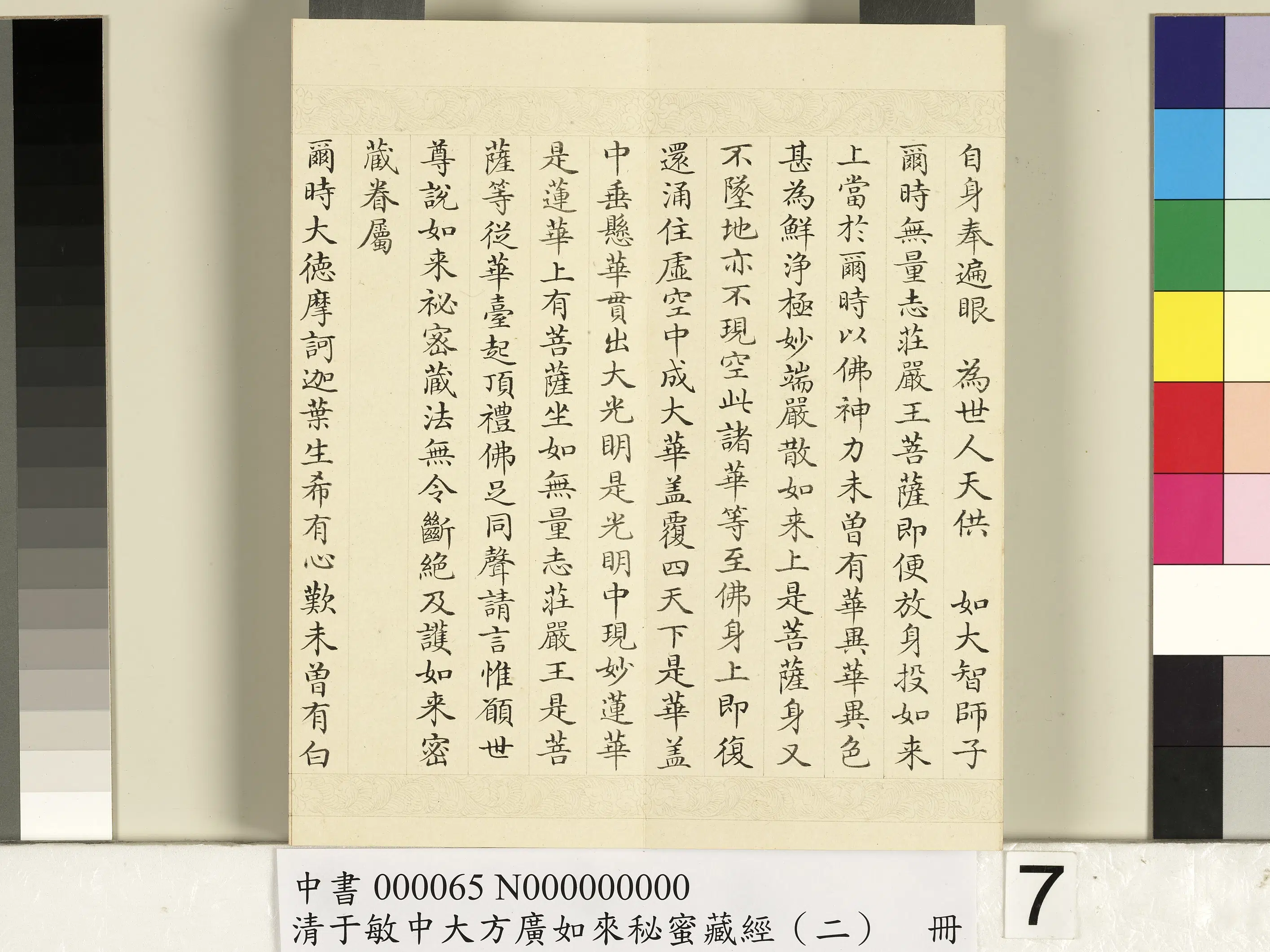 清代【于敏中】《大方广如来秘密藏经（二）册》 第27张