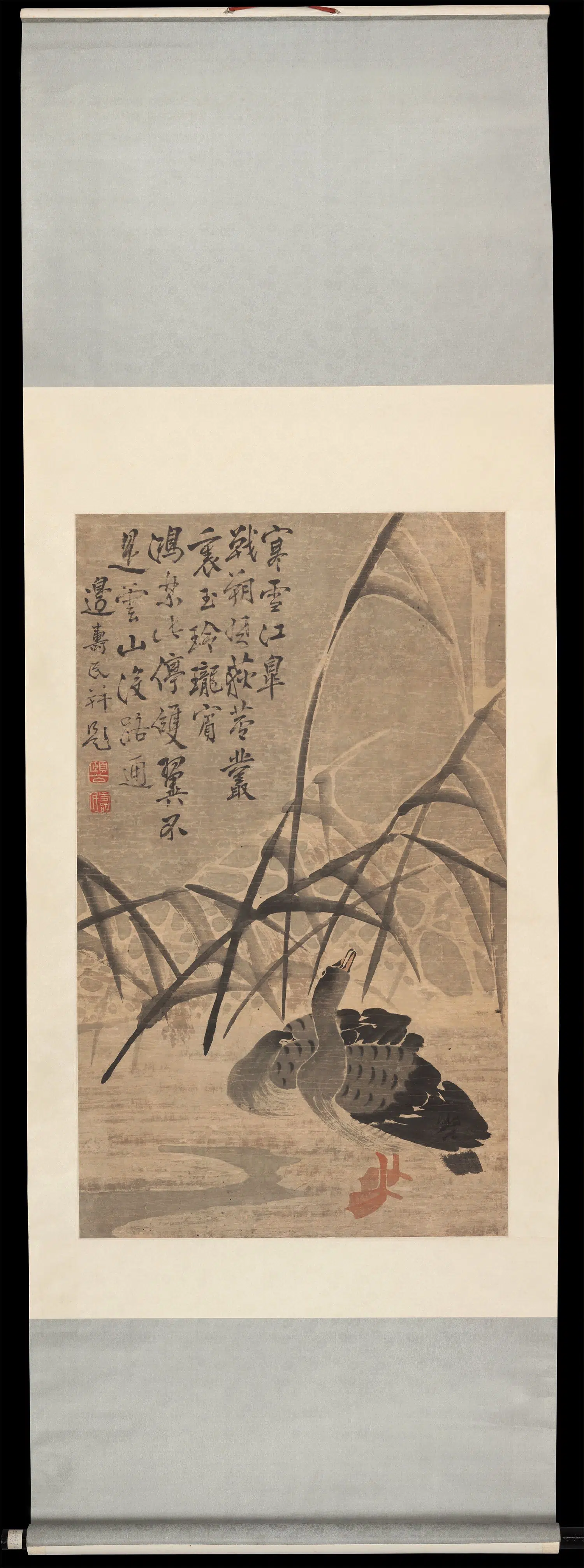 清朝【边寿民】《芦雁中堂》