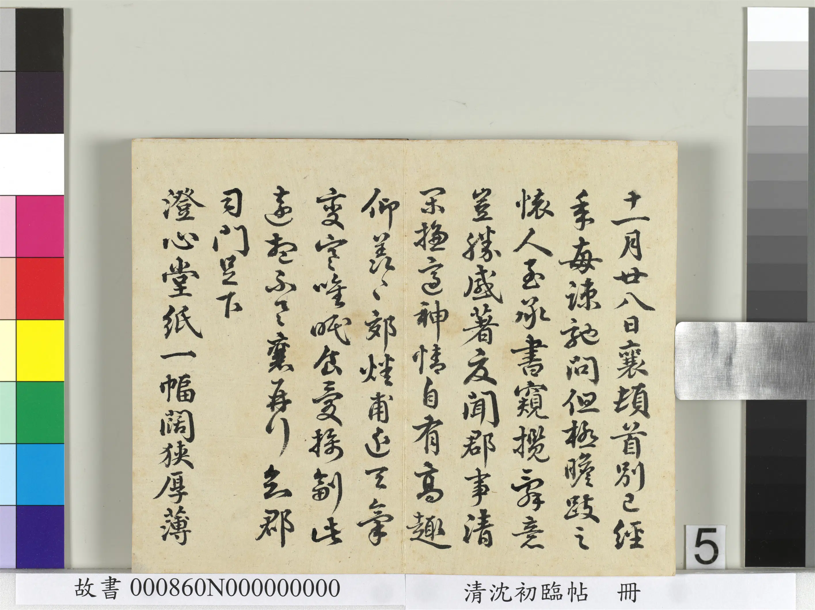 清代【沈初】《临帖册》 第5张 清代【沈初】《临帖册》 第5张
