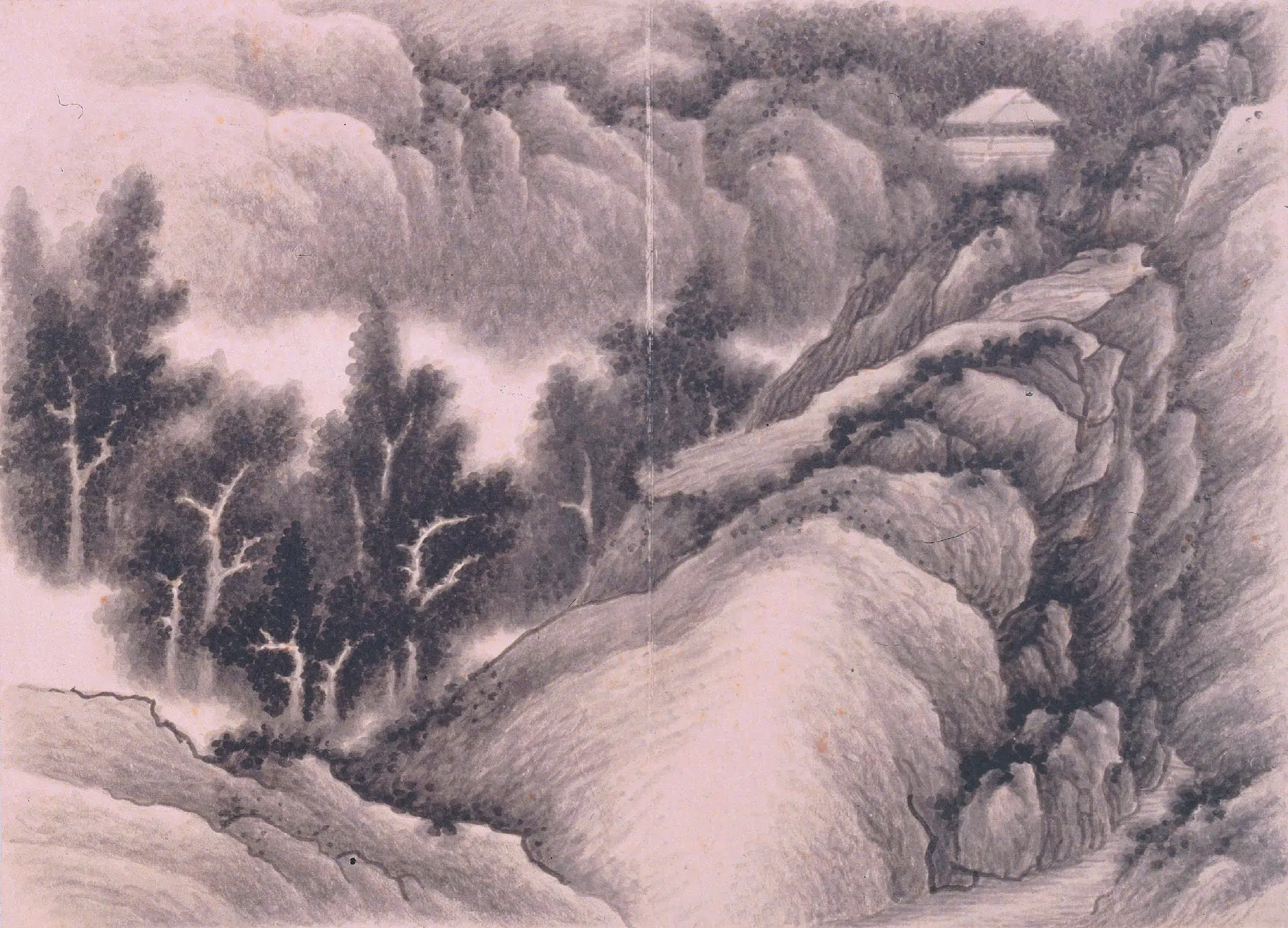 清代【龚贤】《山水册》 第8张 清代【龚贤】《山水册》 第8张