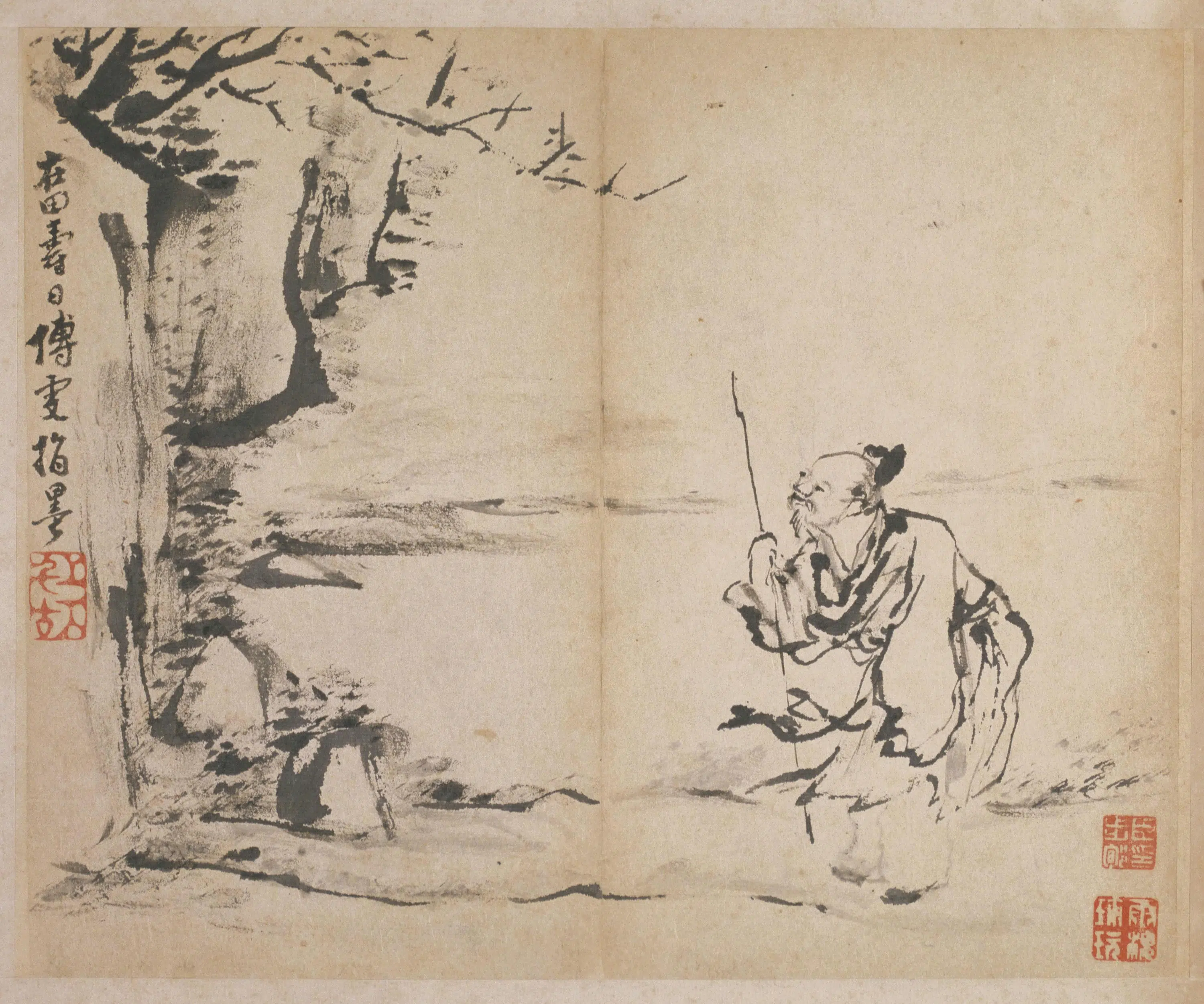 清代【傅雯】《见梅图题咏册-10开》