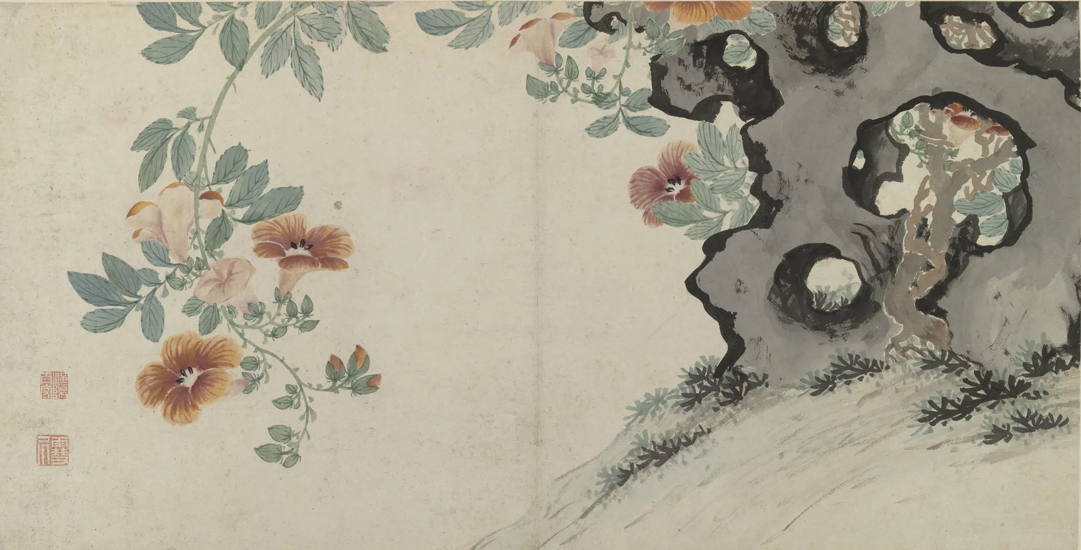 明朝【孙克弘】《花鸟册》 第5张