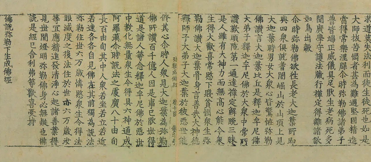 金朝【佚名】《佛说弥勒下生成佛经佛说弥勒来时经》 第6张