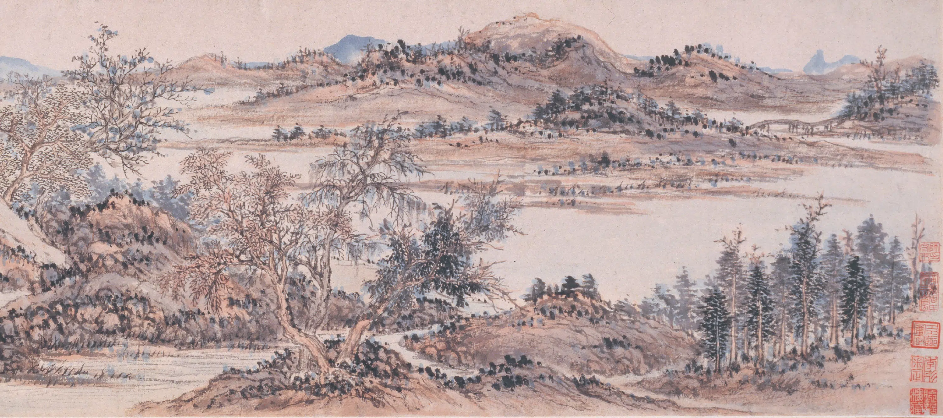 清代【髡残(石谿)】《溪山无尽图卷》 第4张 清代【髡残(石谿)】《溪山无尽图卷》 第4张