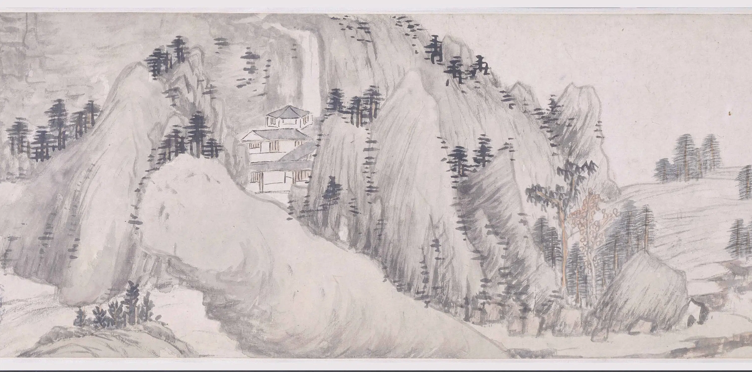 清代【程正揆】《江山卧游图卷》 第3张