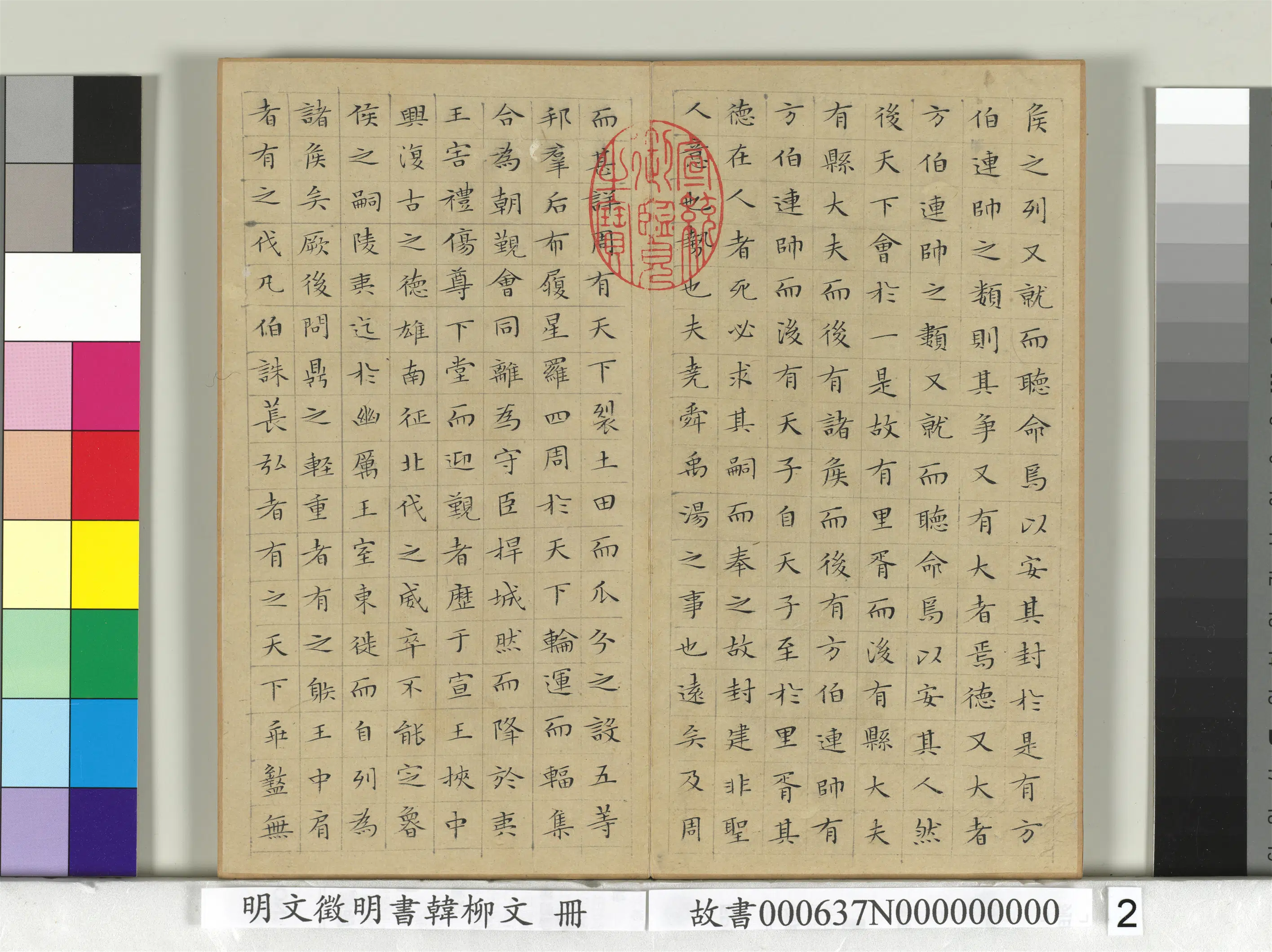 明朝【文征明徵明】《书韩柳文册》 第7张