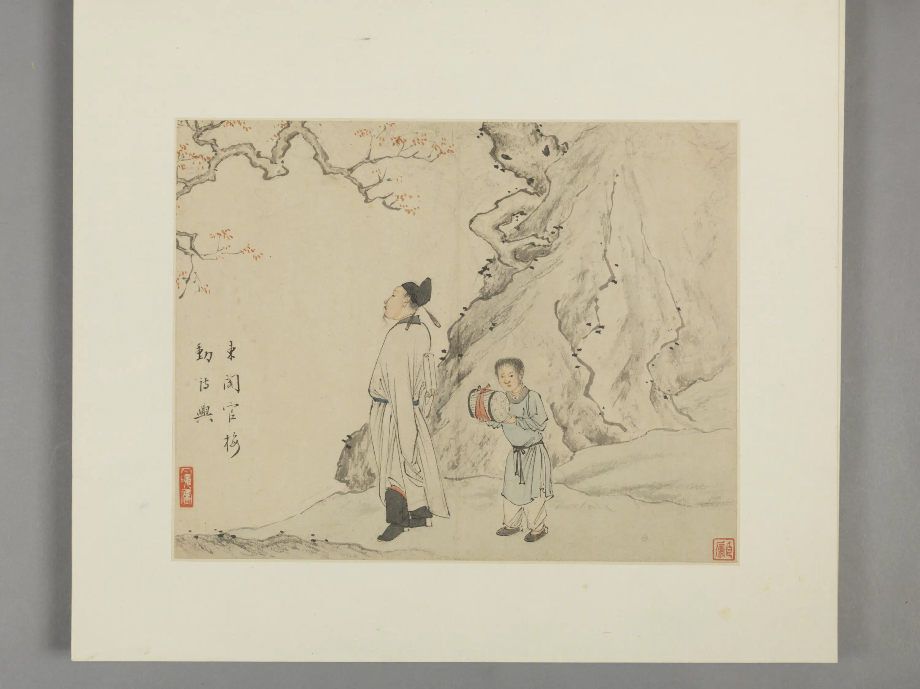 清代【萧晨】《滑稽禅隐图册（10开）》