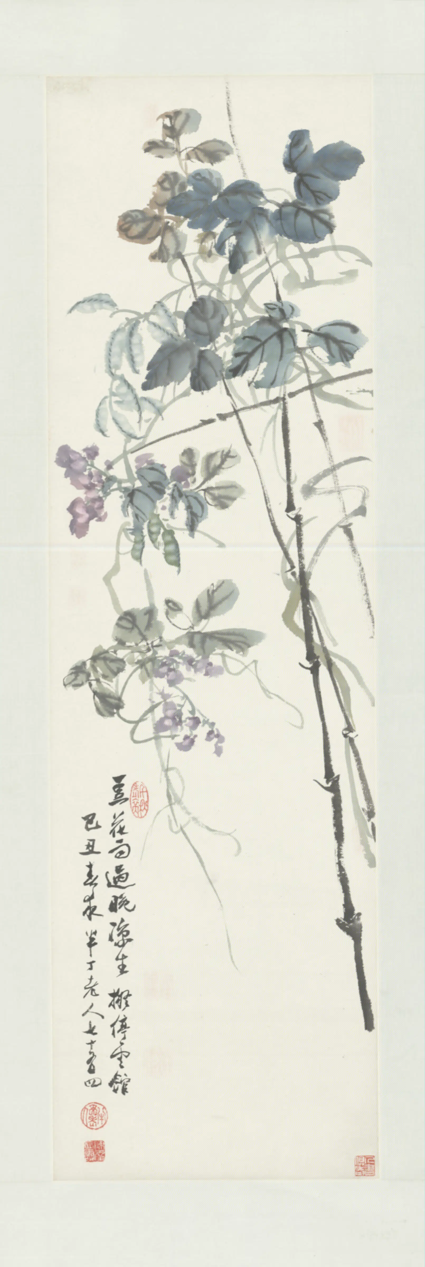 近现代【陈年】《豆花轴》