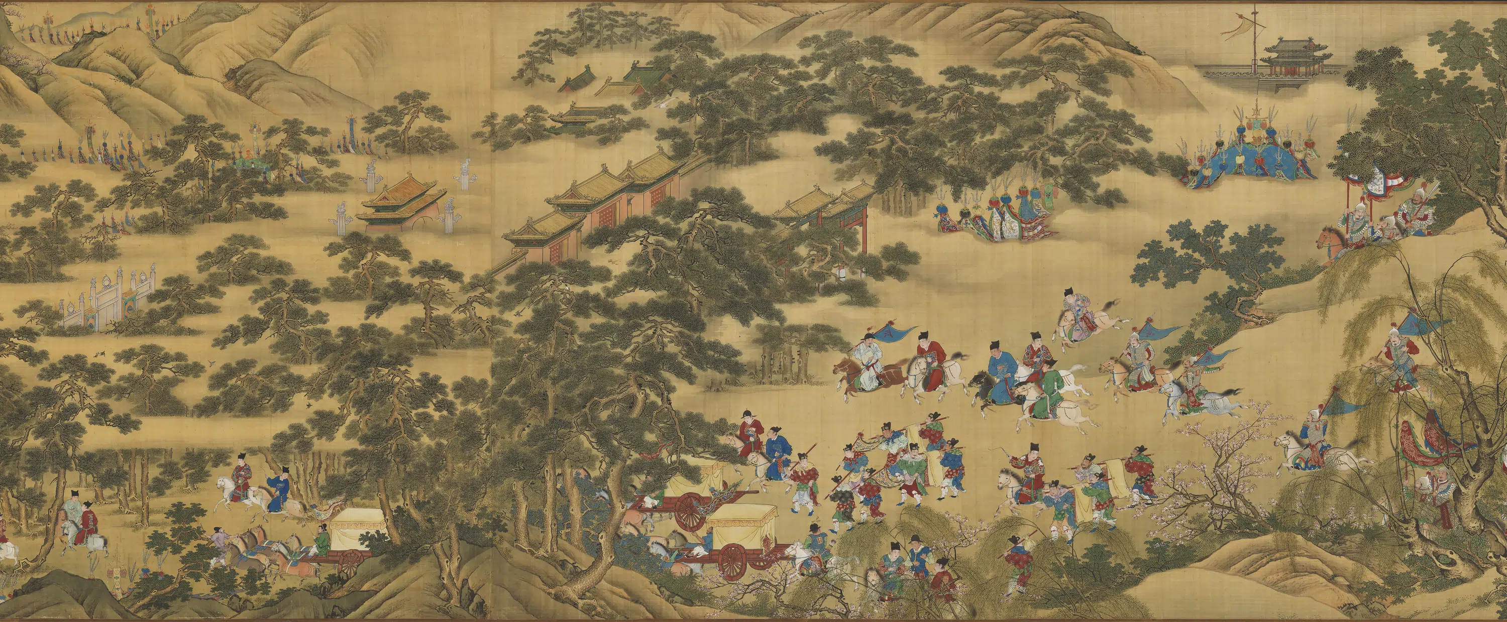 明朝《明人画出警图卷》 第5张 明朝《明人画出警图卷》 第5张