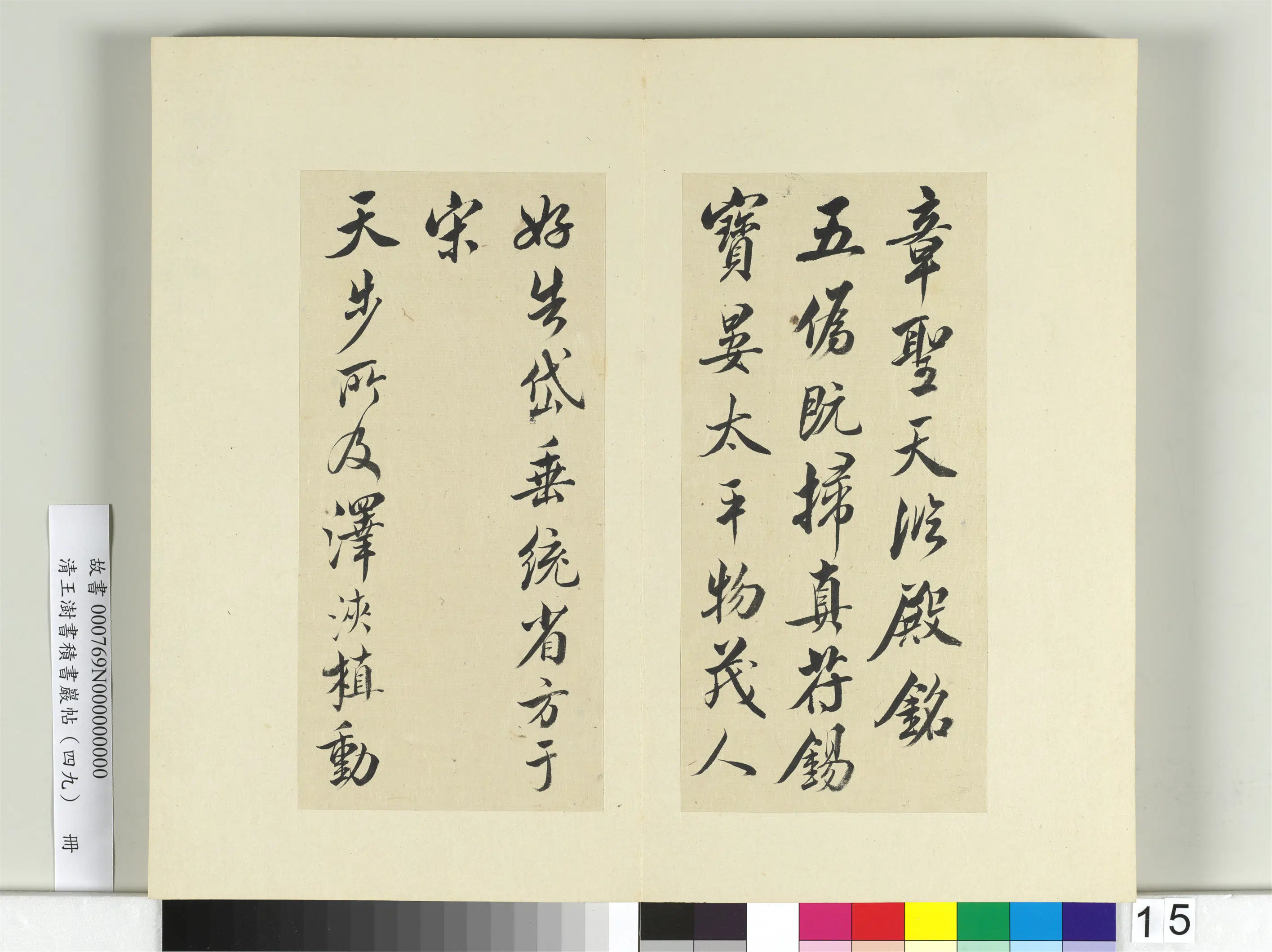 清代【王澍】《书积书岩帖(四十九)册》 第6张 清代【王澍】《书积书岩帖(四十九)册》 第6张