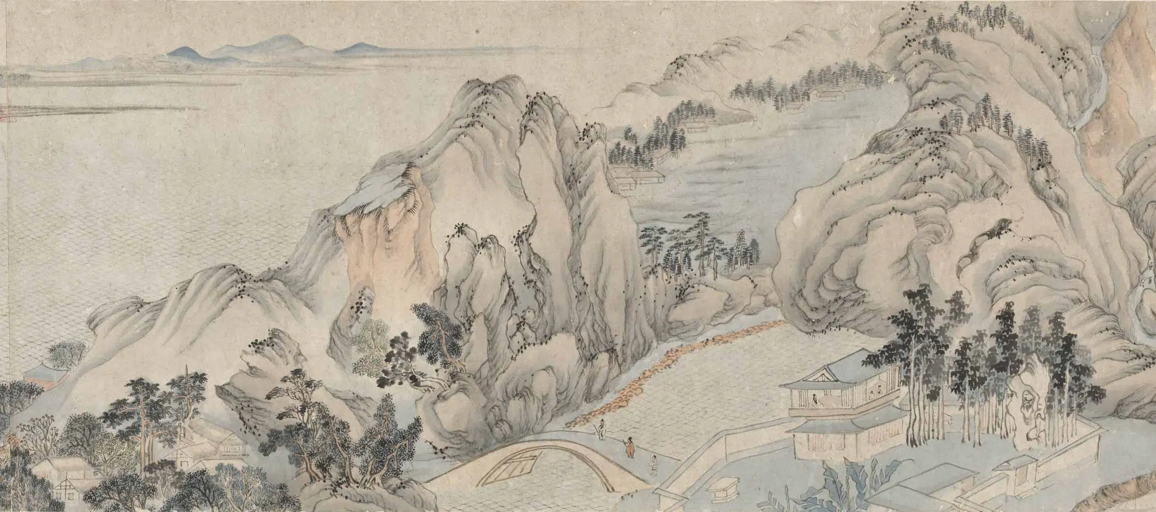 明朝【魏之璜】《千岩竞秀图卷》 第5张 明朝【魏之璜】《千岩竞秀图卷》 第5张