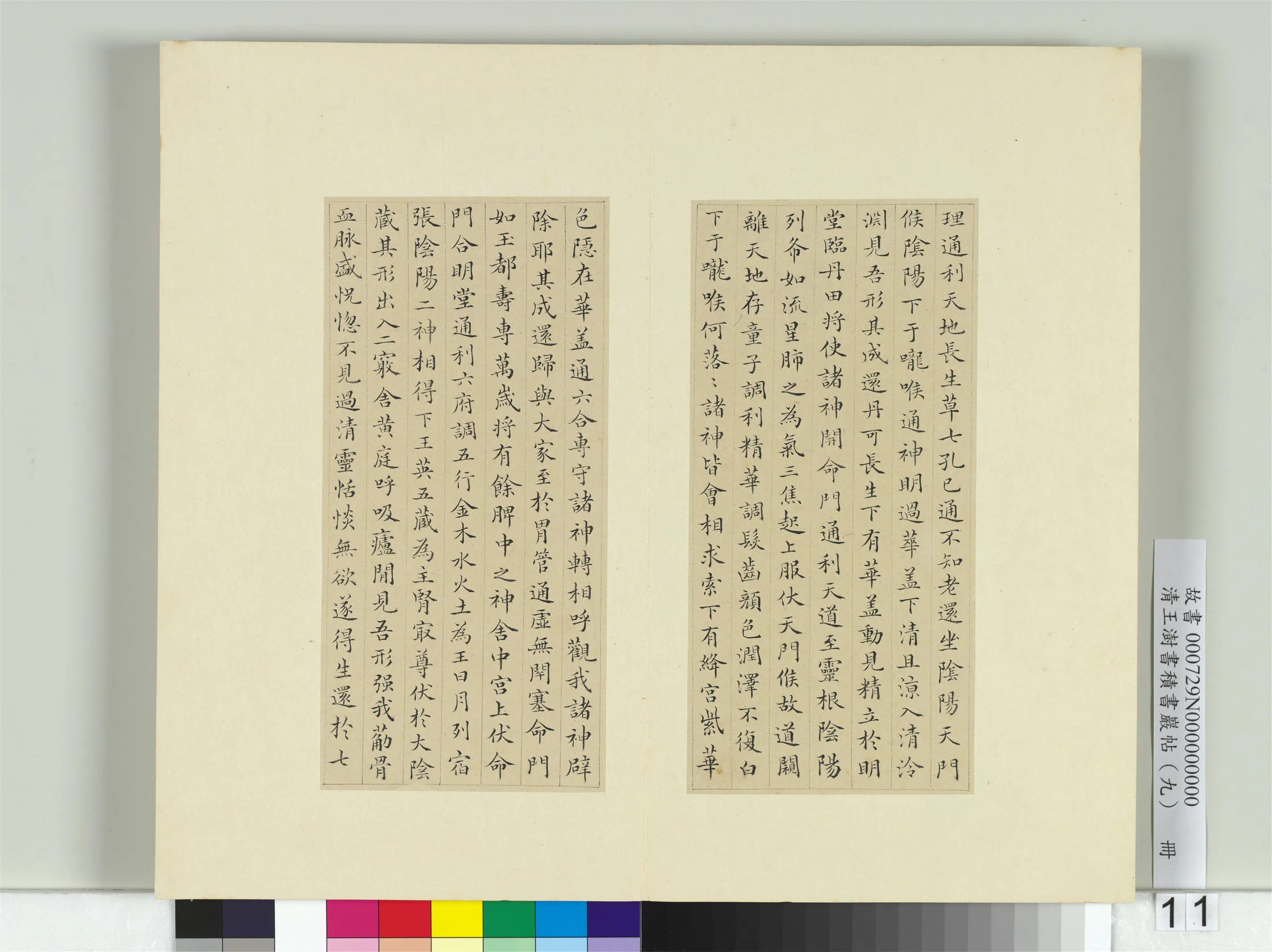 清代【王澍】《书积书岩帖(九)册-临黄庭经》 第4张 清代【王澍】《书积书岩帖(九)册-临黄庭经》 第4张