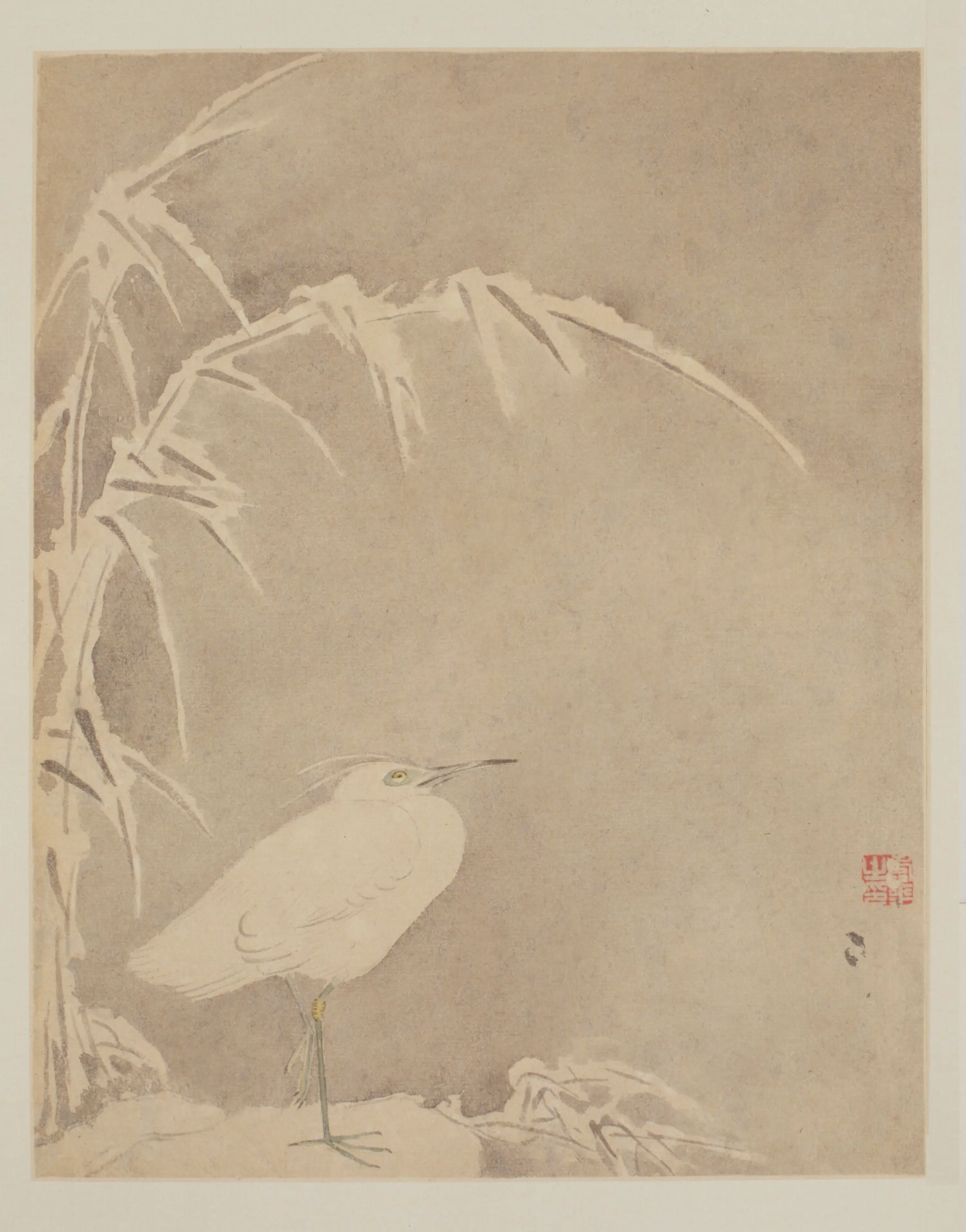 清代【恽寿平】《花鸟册(12开)》 第8张 清代【恽寿平】《花鸟册(12开)》 第8张