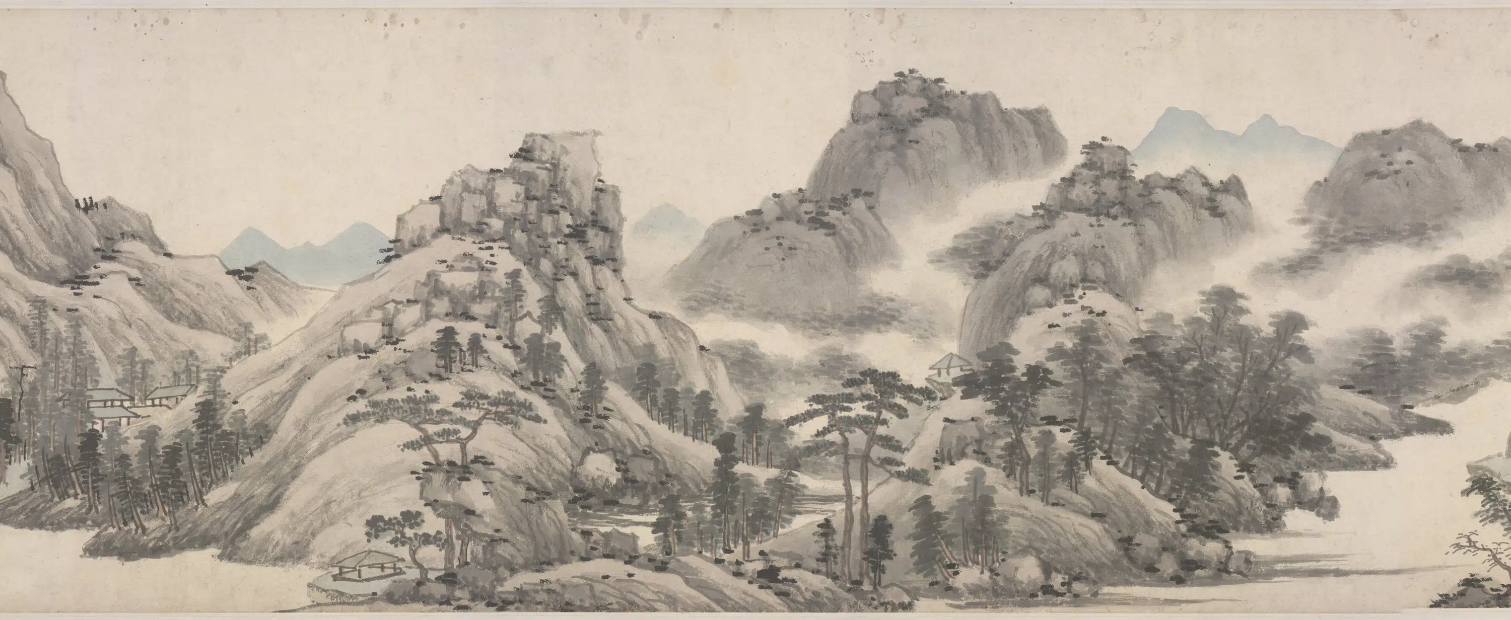 元朝【黄公望】《明_沈周_仿黄公望富春山居图-1》 第12张