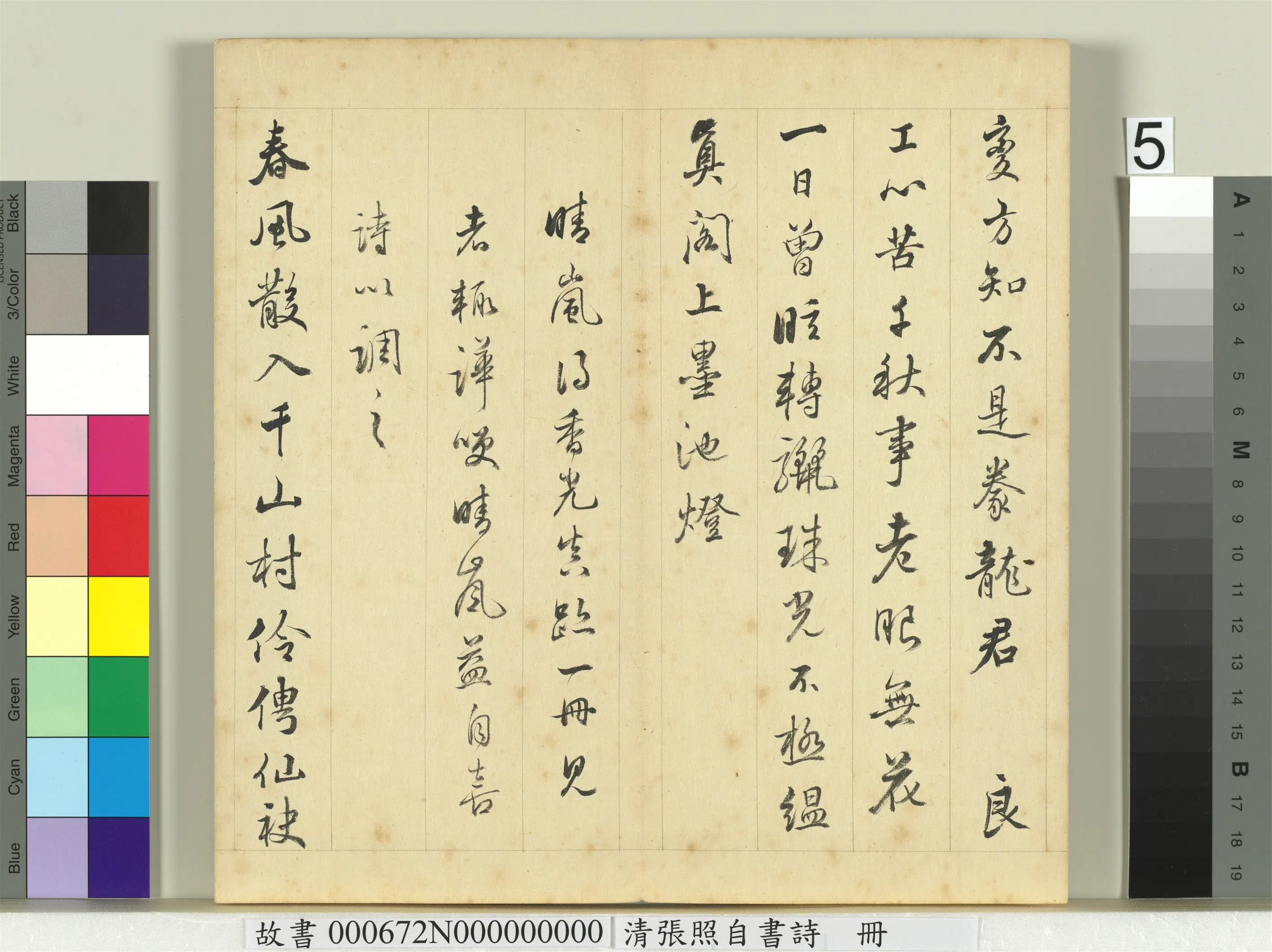清代【张照】《自书诗册》 第11张