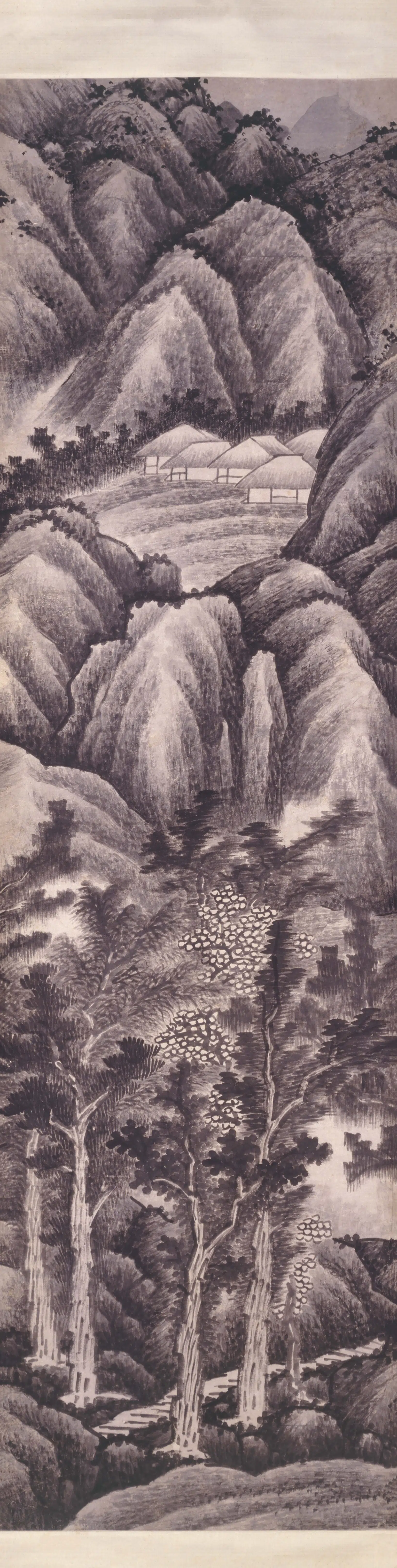 清代【龚贤】《山水通景八条屏》