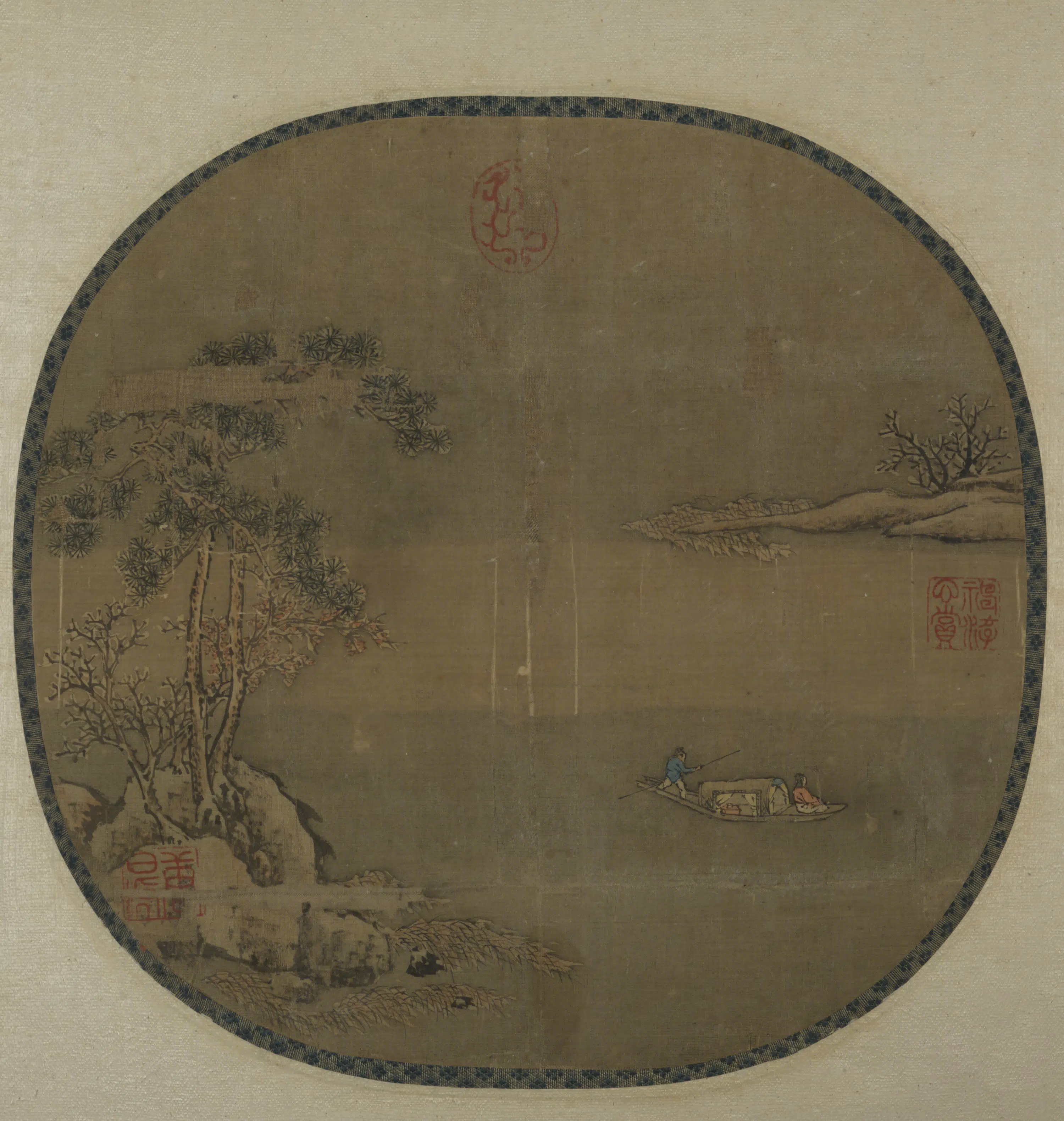 明朝【明人】《雪景山水册页》 第1张