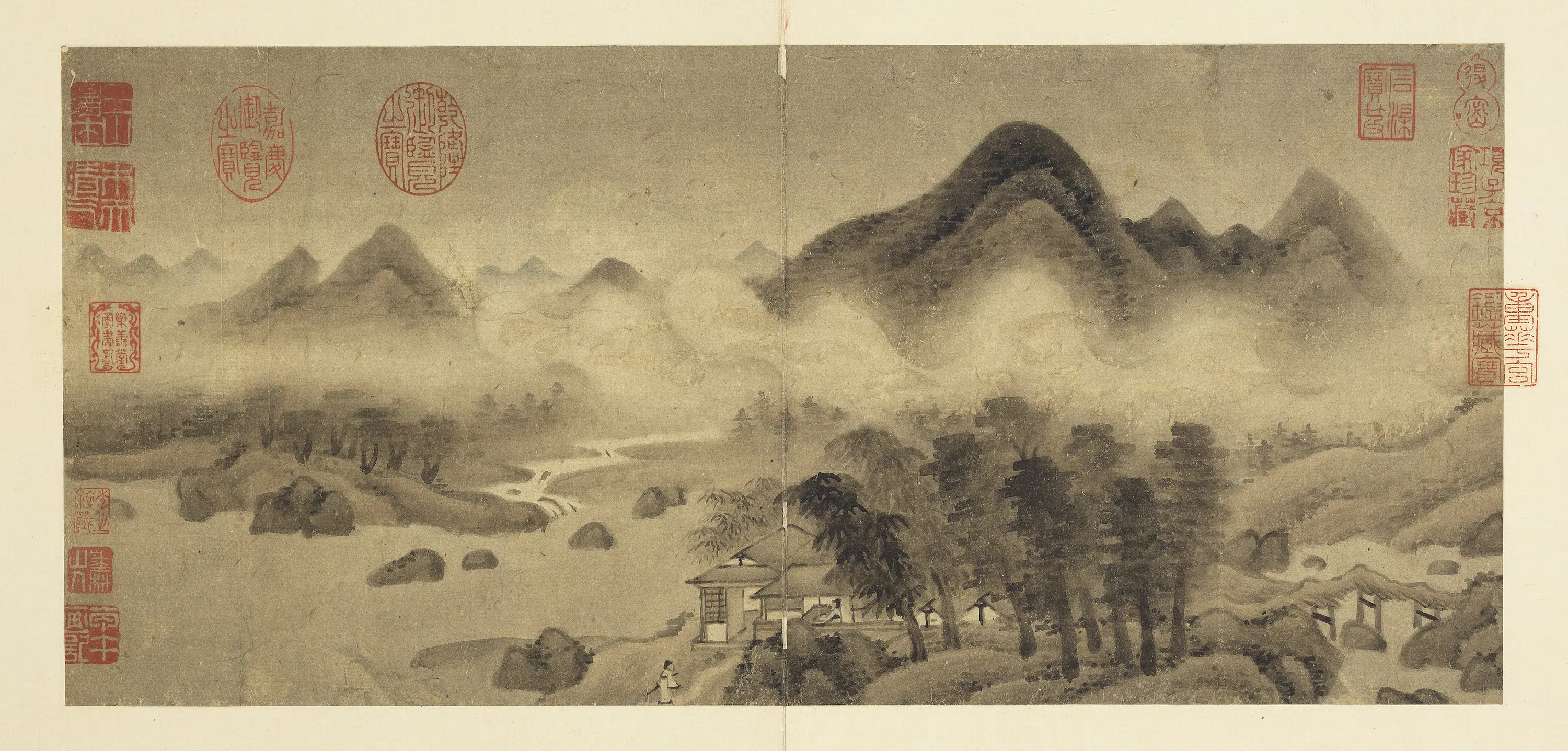 《历朝名人图绘册》