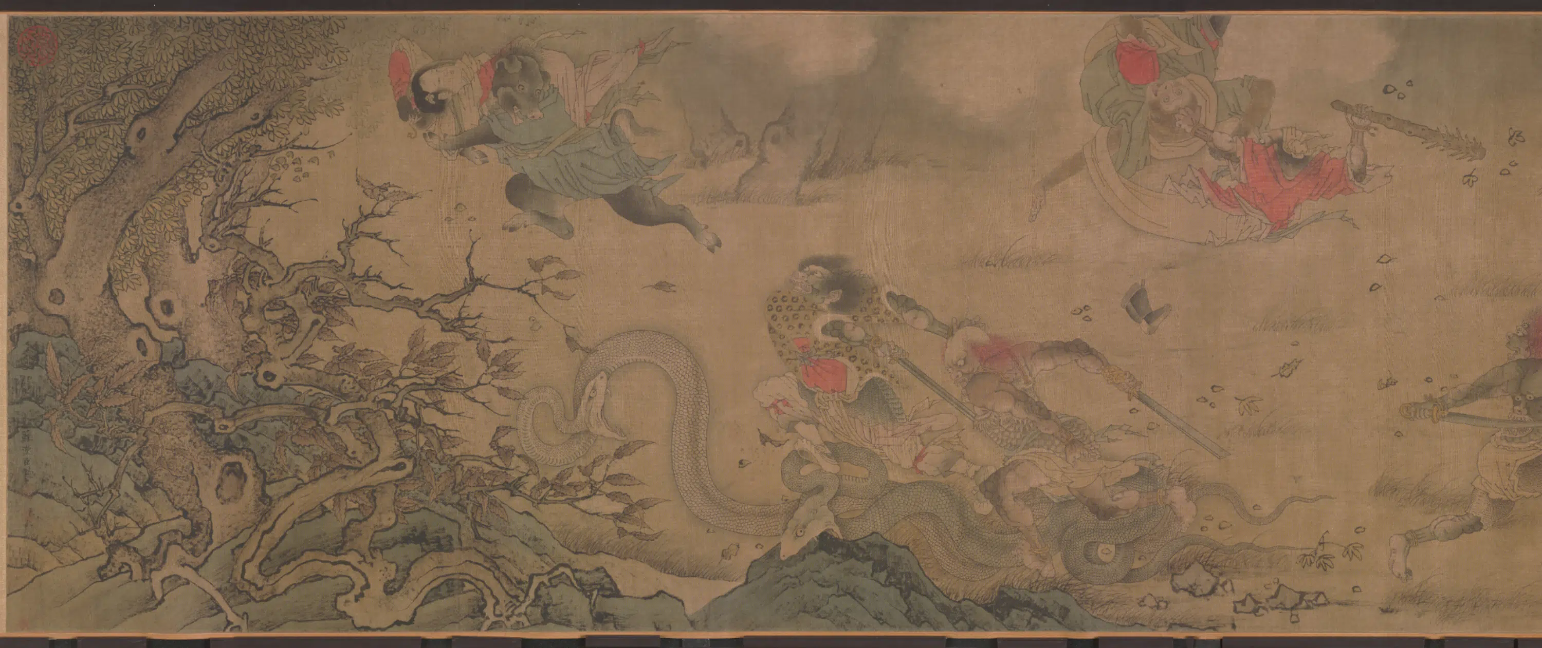 宋代《宋人搜山图卷》