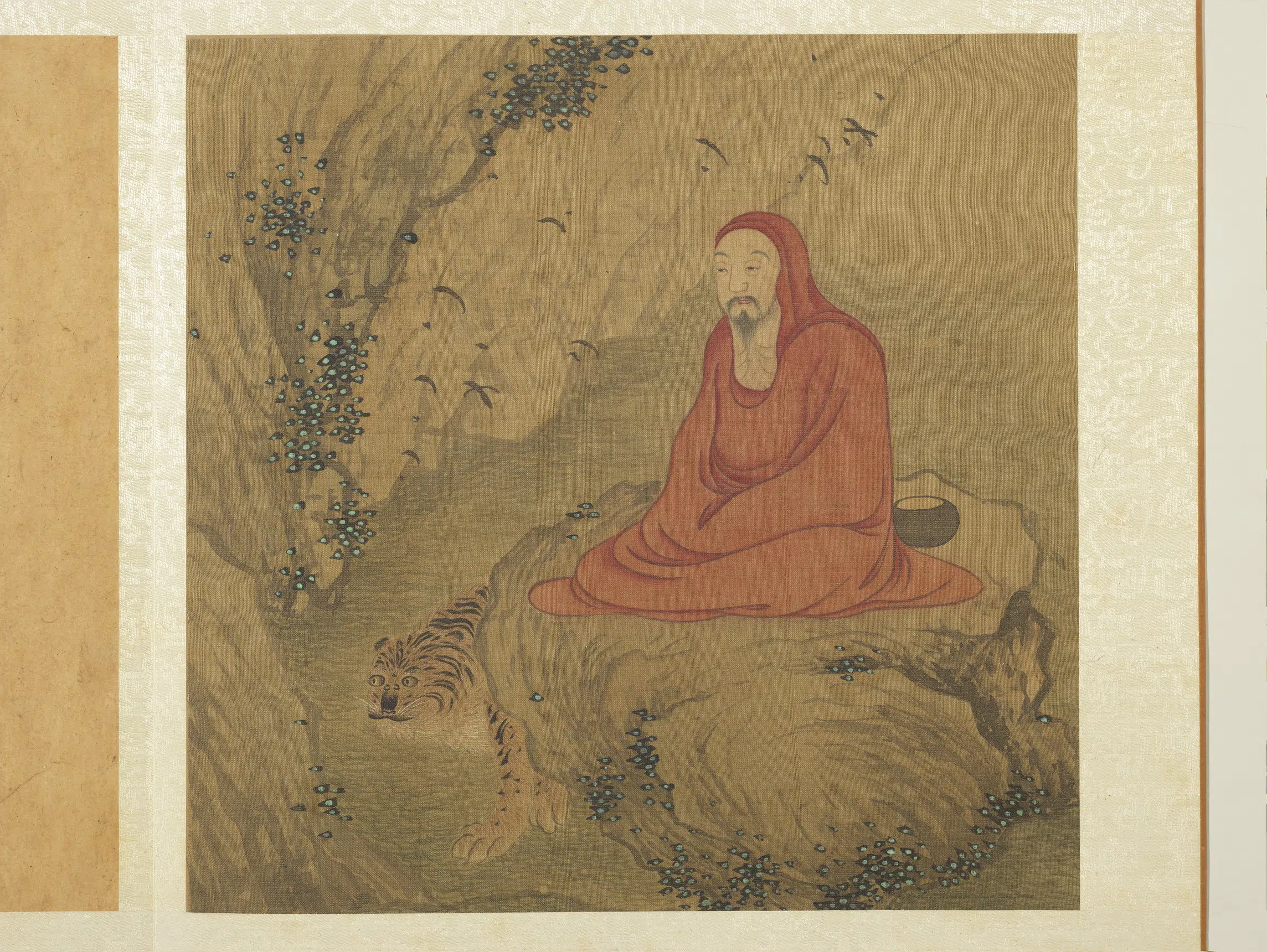 宋代《宋人十六应真像册-应真像（十三）》
