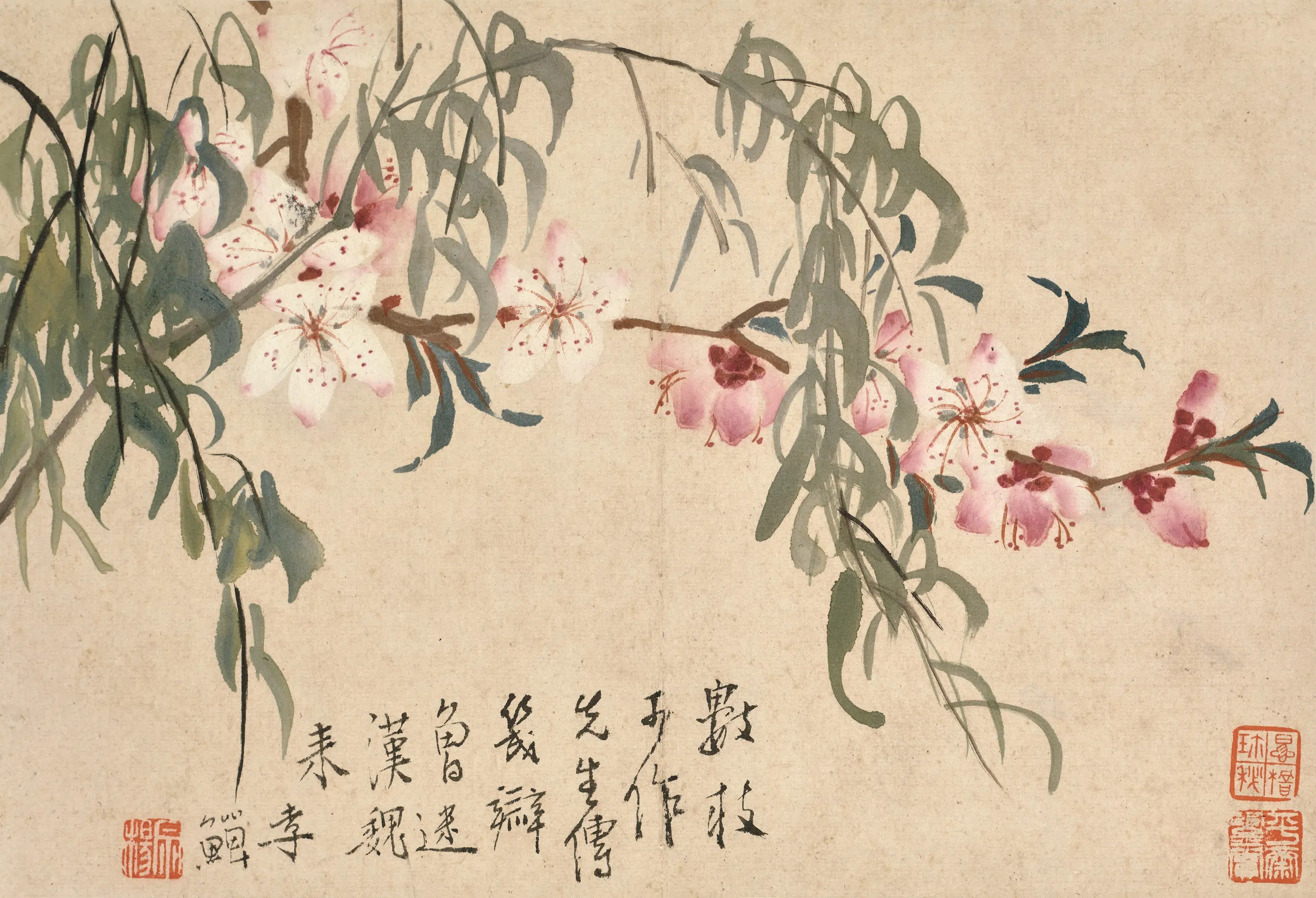 清代【李鱓】《花鸟草虫图册》