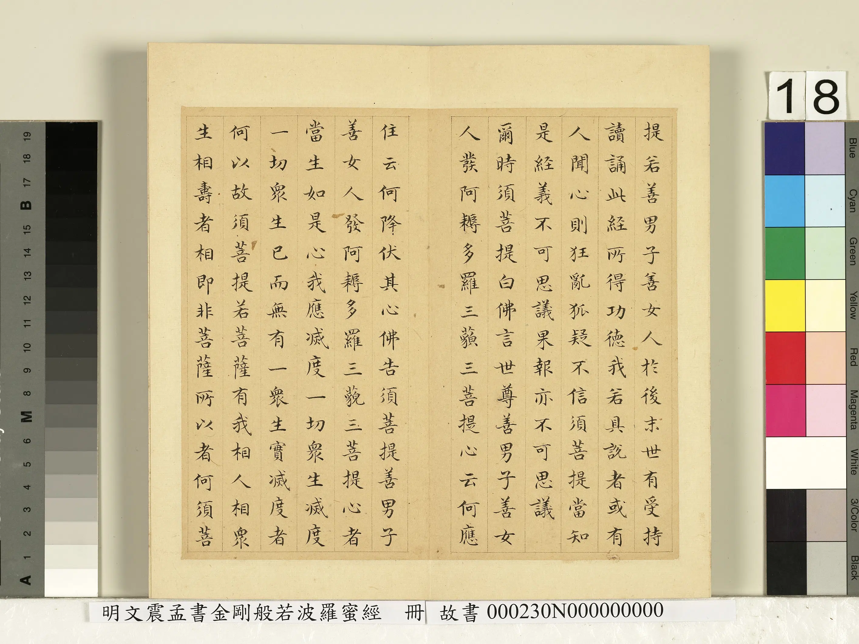 明朝【文震孟】《书金刚般若波罗蜜经册》 第10张