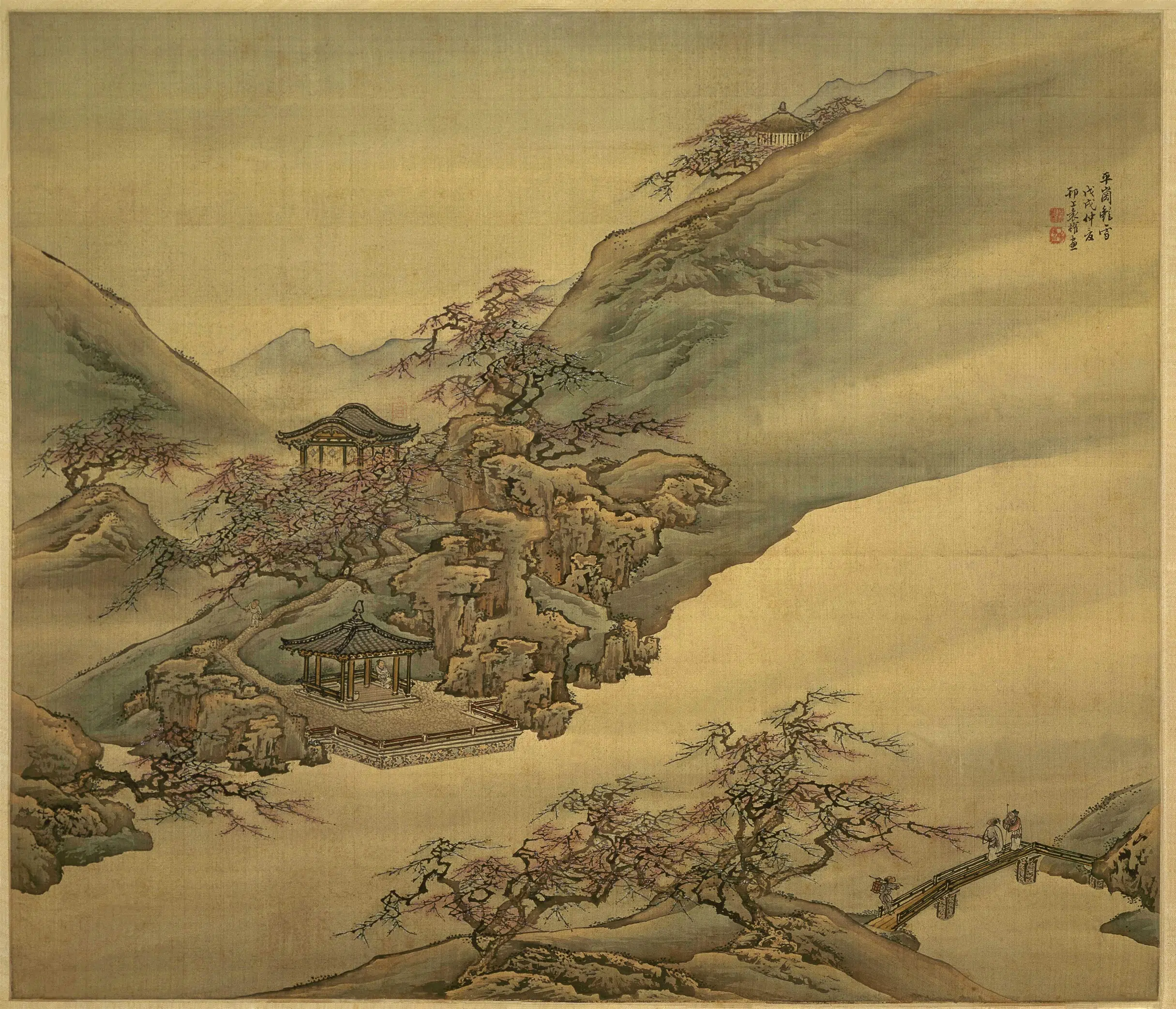 清代【袁耀】《扬州四景图》 第2张