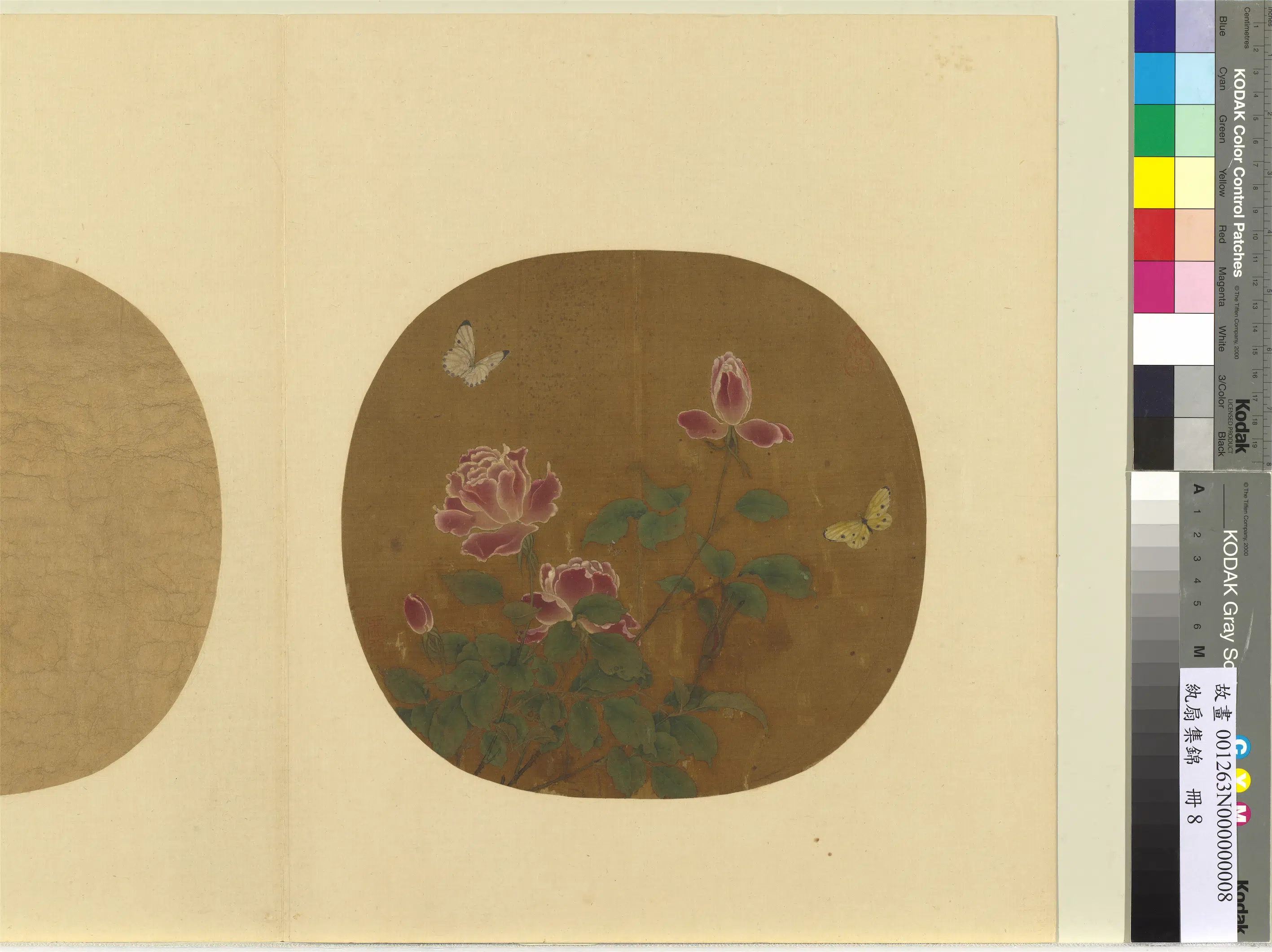 《纨扇集锦册-蝶粉花丛》