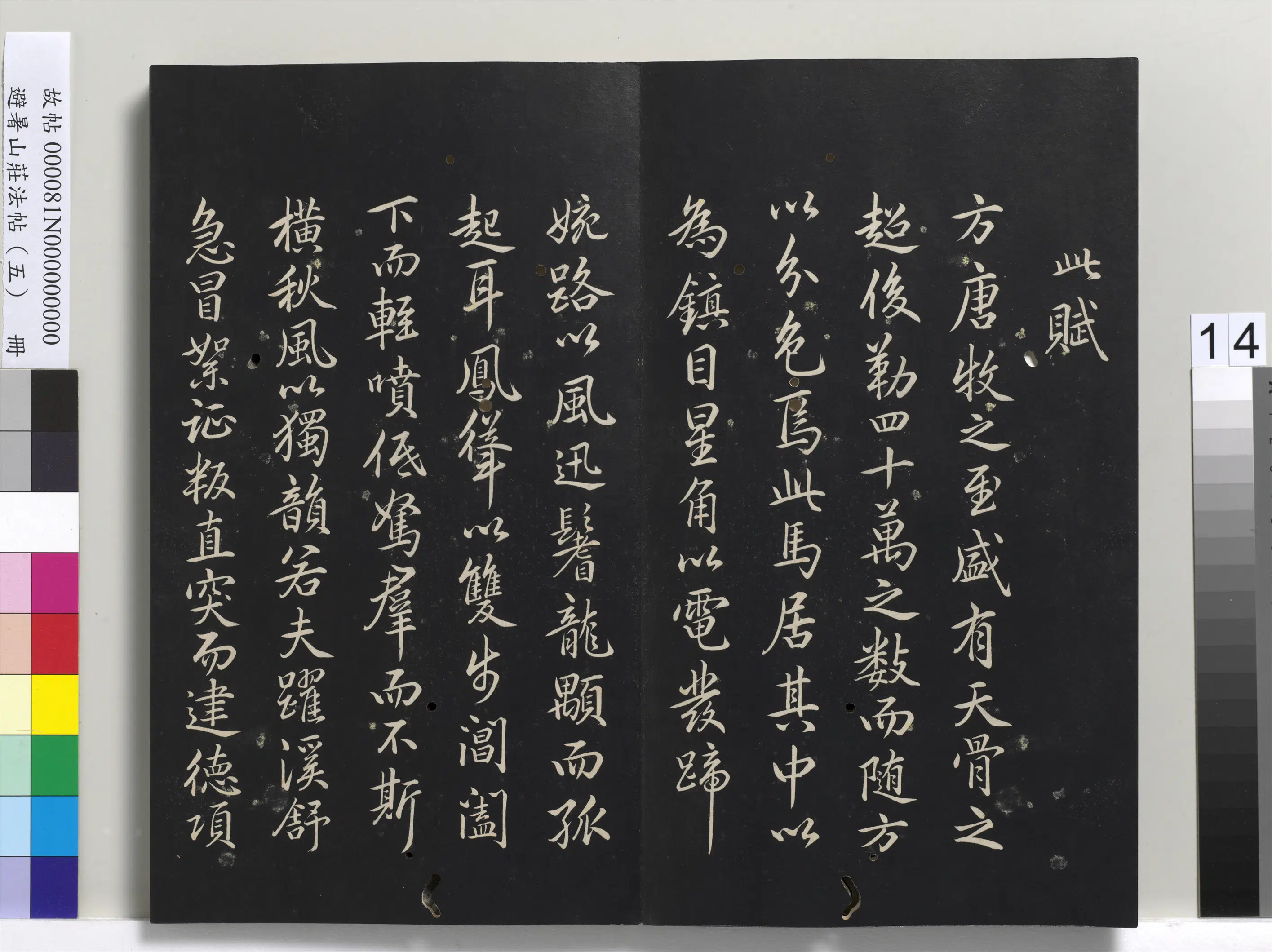 清代【爱新觉罗玄烨-康熙】《避暑山庄法帖（五）册-圣祖天马赋》 第2张