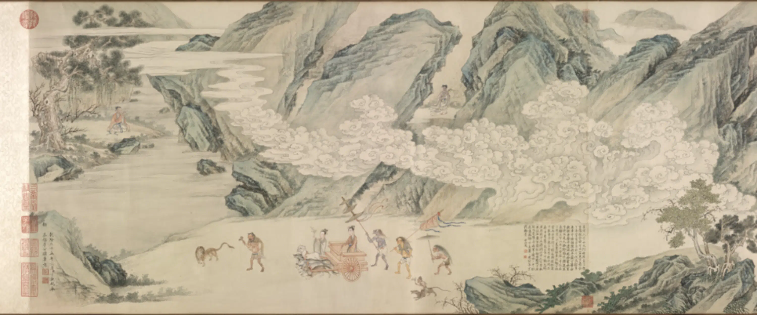清代【丁观鹏】《九歌图卷》