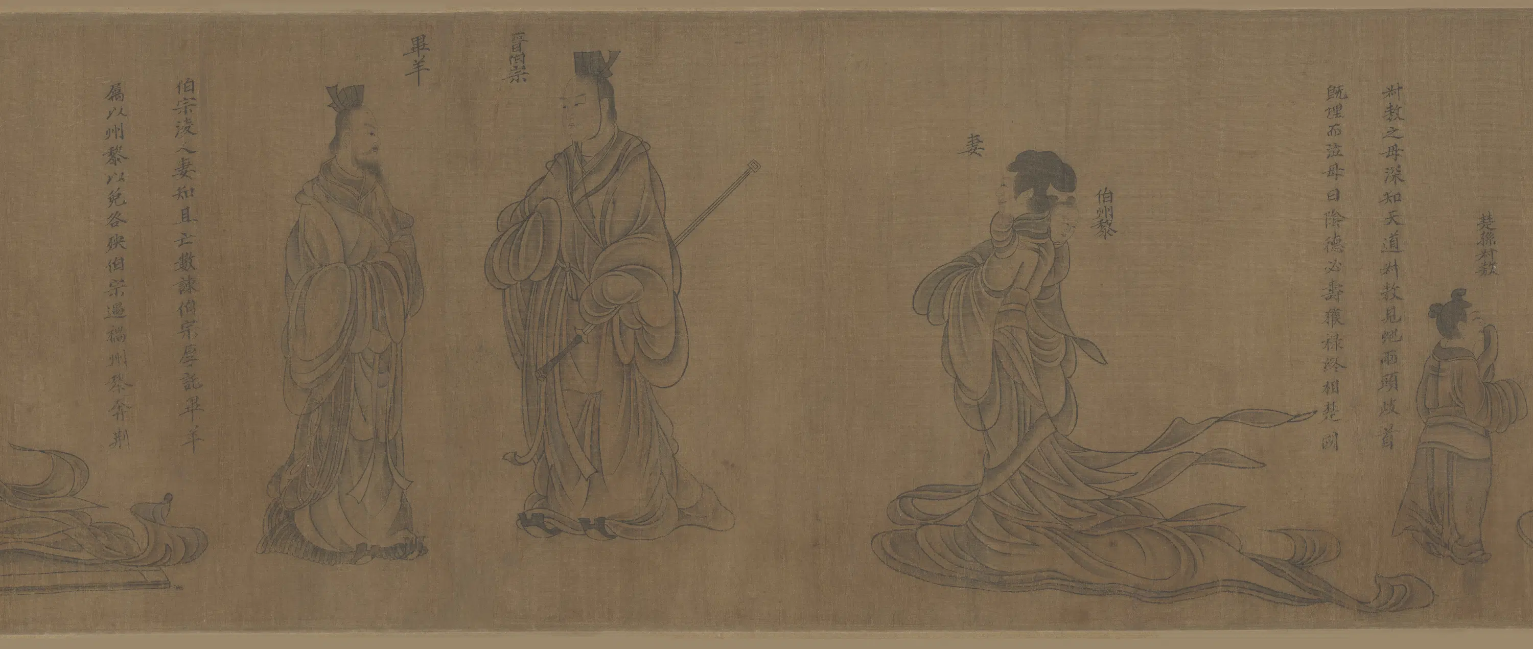 东晋【顾恺之】《列女仁智图卷（宋摹）》 第6张