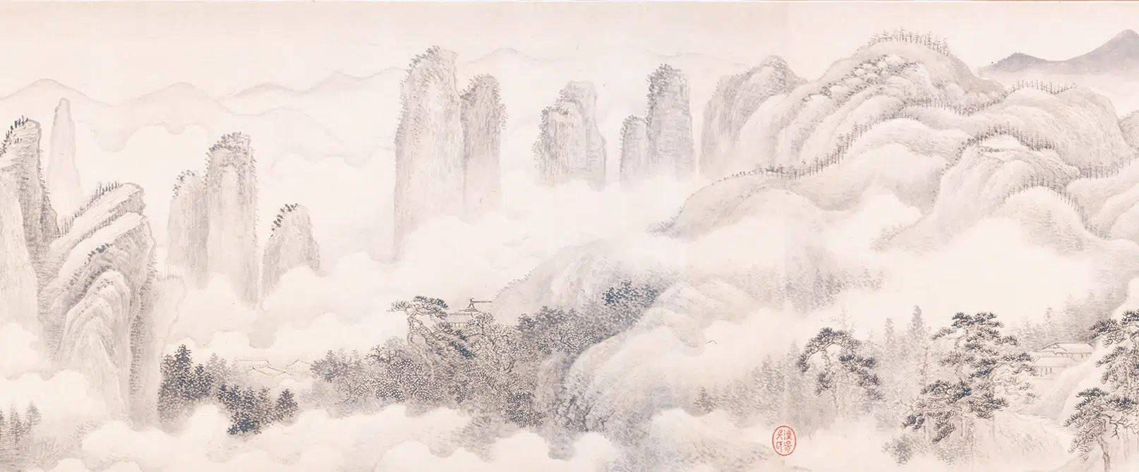 清代【王翚】《重江叠嶂图卷》 第7张
