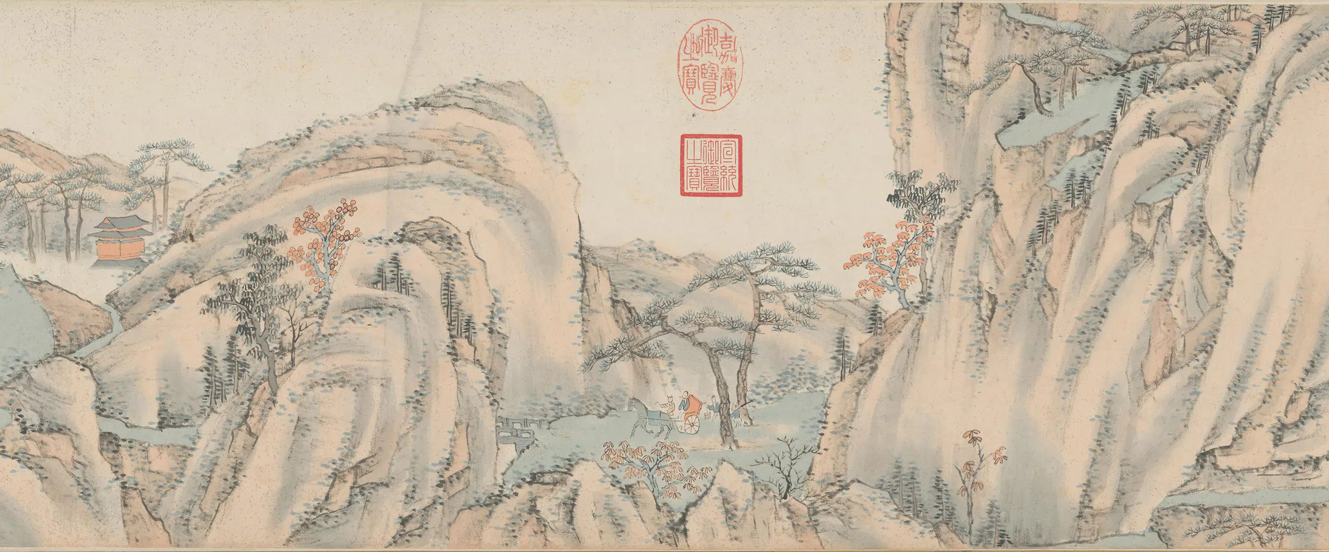 清代【萧云从】《山水图卷》 第4张