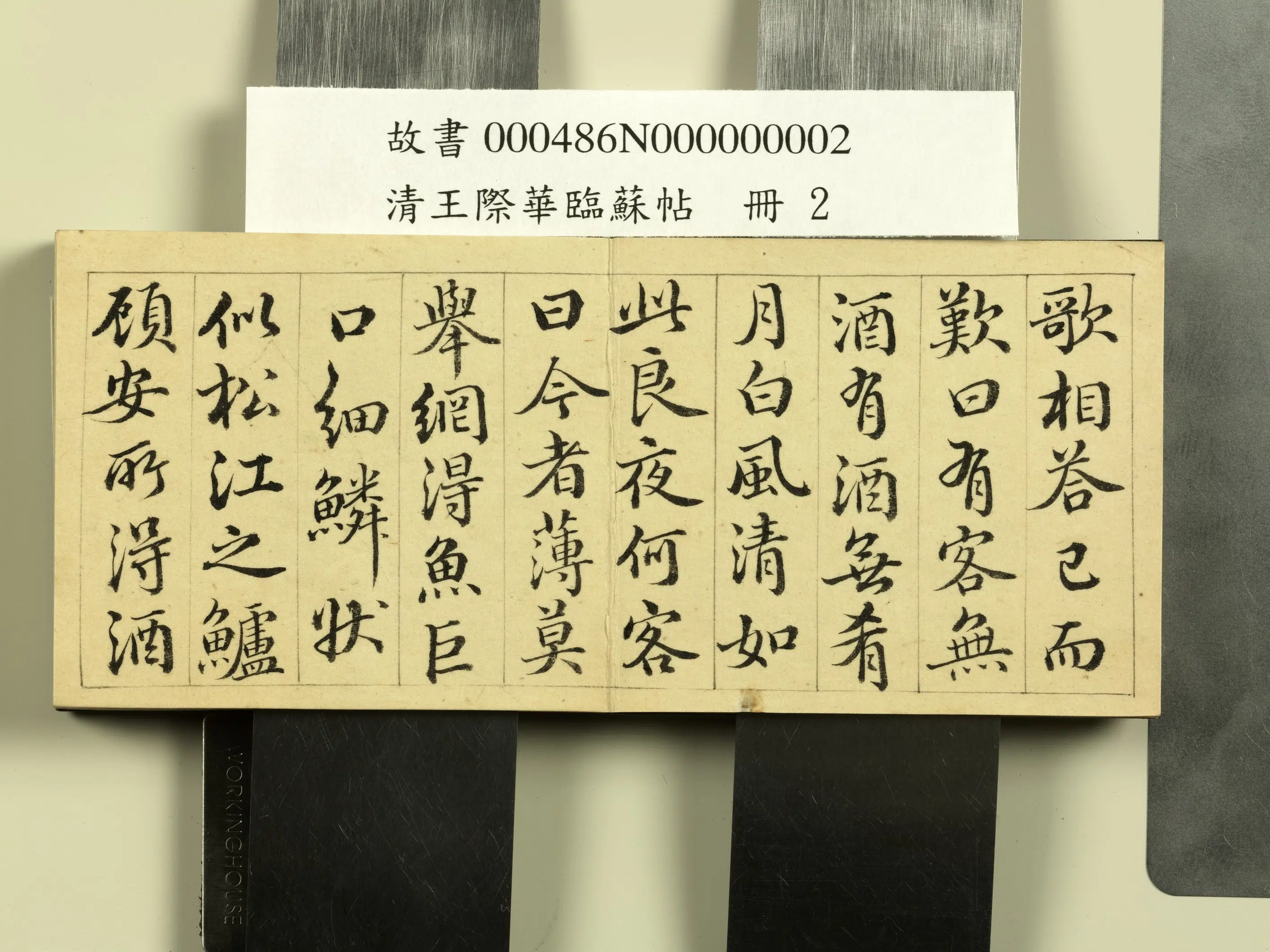 清代【王际华】《临苏帖册》 第2张