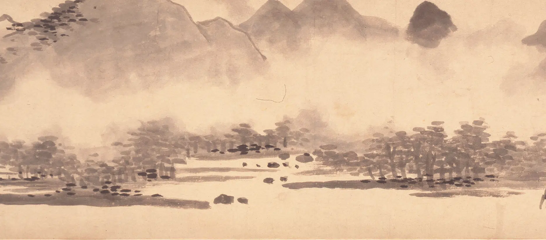 明朝【沈周】《西山云霭图卷》 第10张