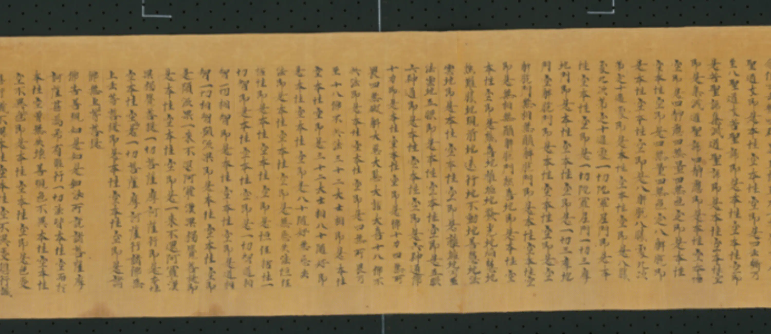 唐朝《无款楷书写波罗密多经卷第三百八十八卷》 第11张 唐朝《无款楷书写波罗密多经卷第三百八十八卷》 第11张