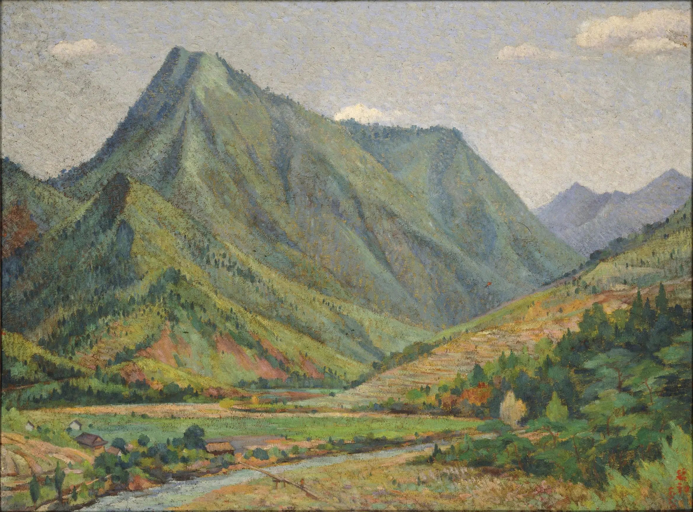 现代【周碧初】《油画英雄山》 第1张 现代【周碧初】《油画英雄山》 第1张