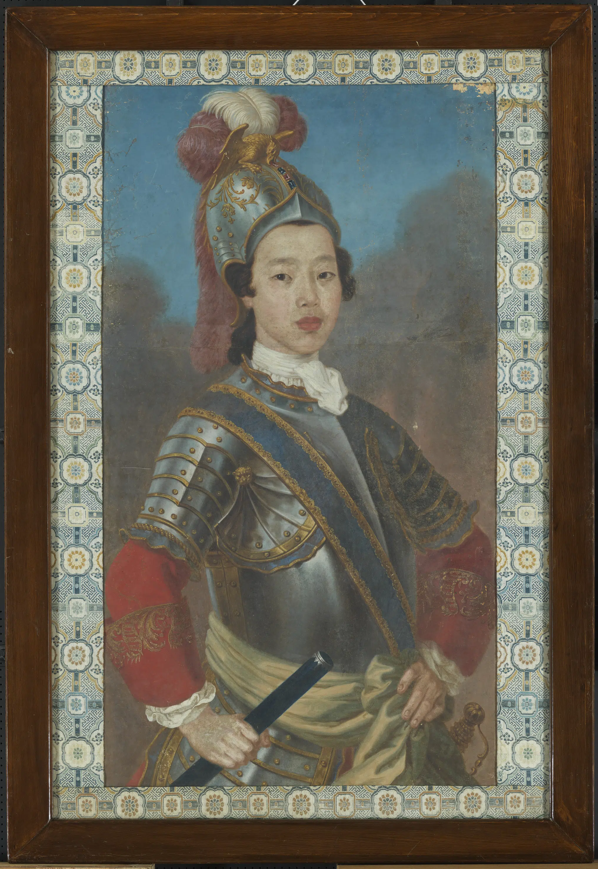 《无款油画像框》