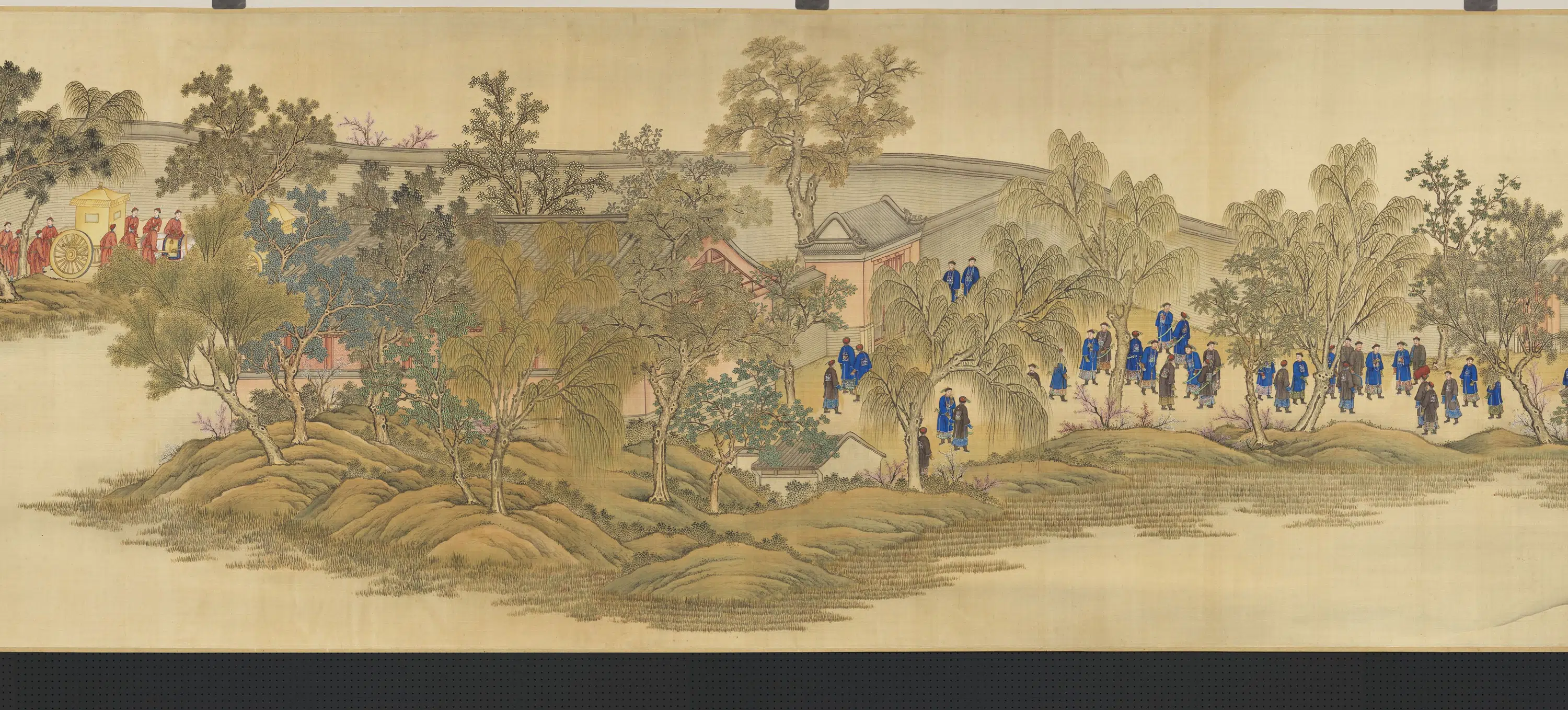 清代【金昆】《院本亲蚕图卷-祭坛》 第4张 清代【金昆】《院本亲蚕图卷-祭坛》 第4张