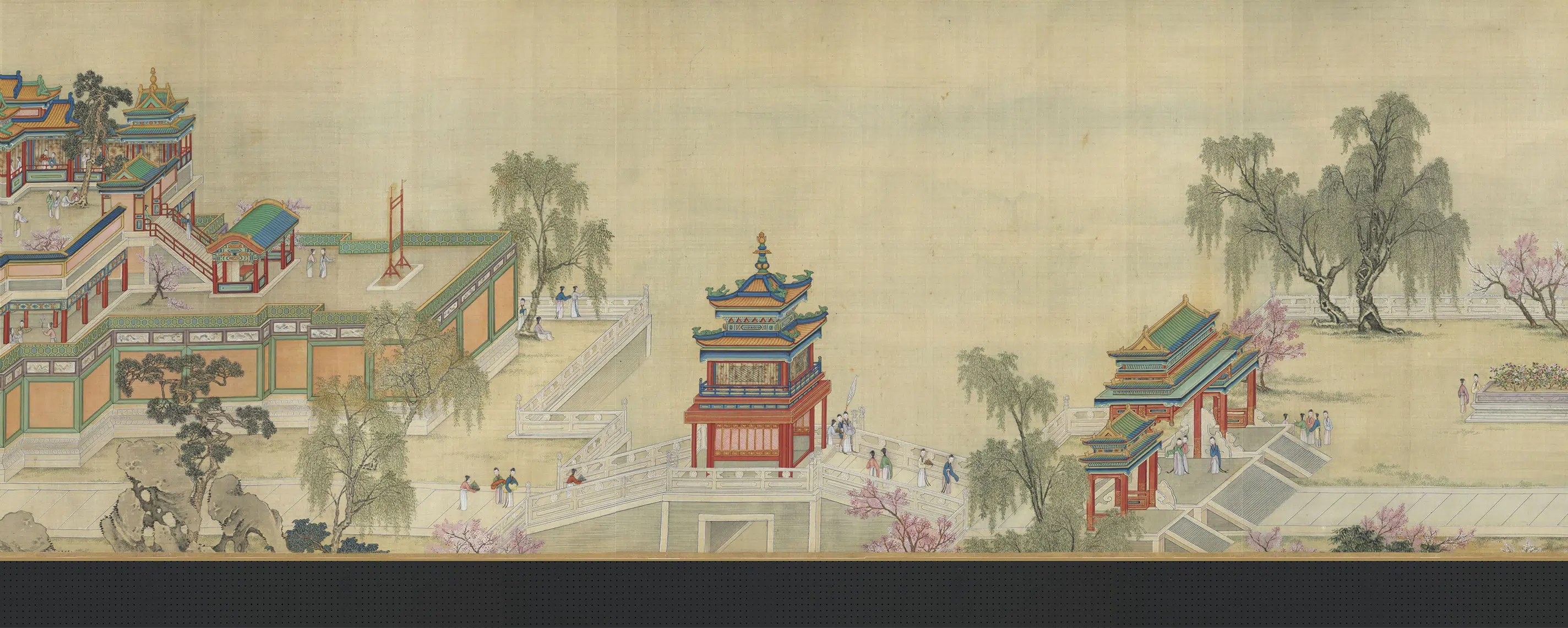 清代【周鲲】《院本汉宫春晓图》 第4张