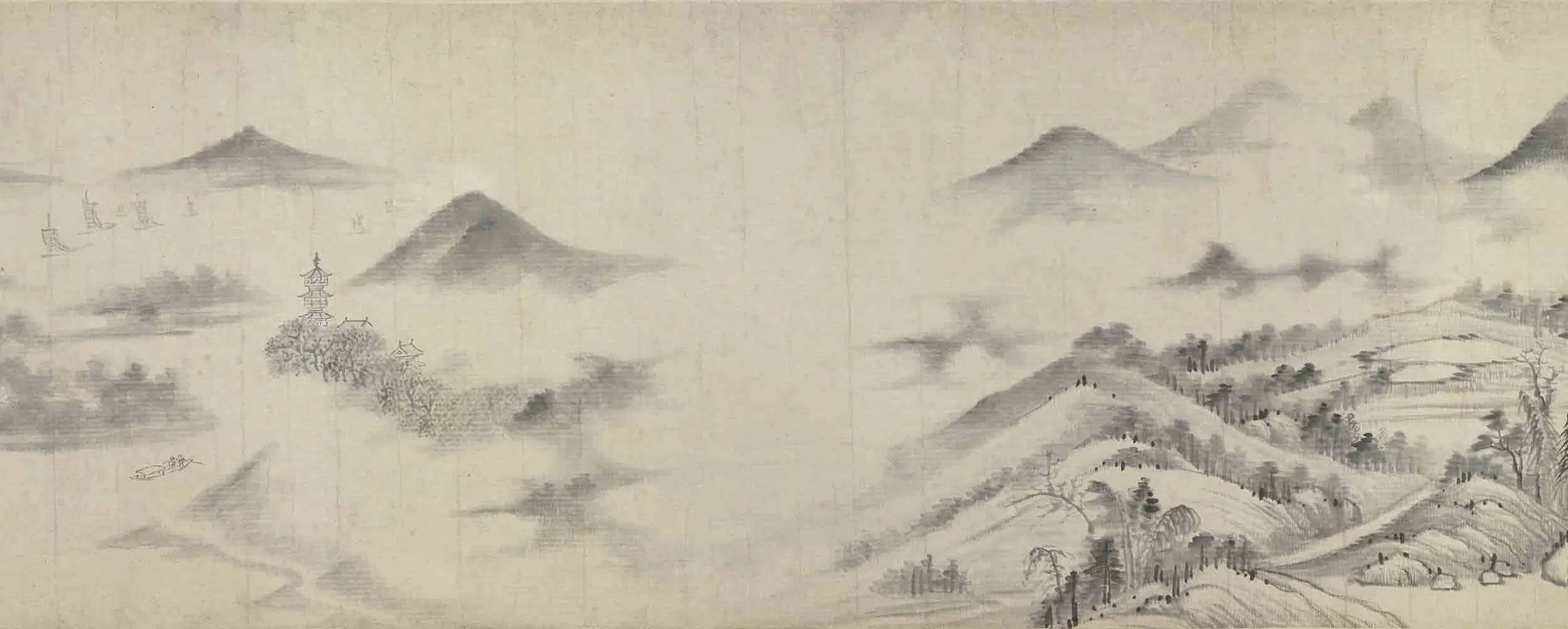 明朝【沈颢灏】《山水卷》 第2张