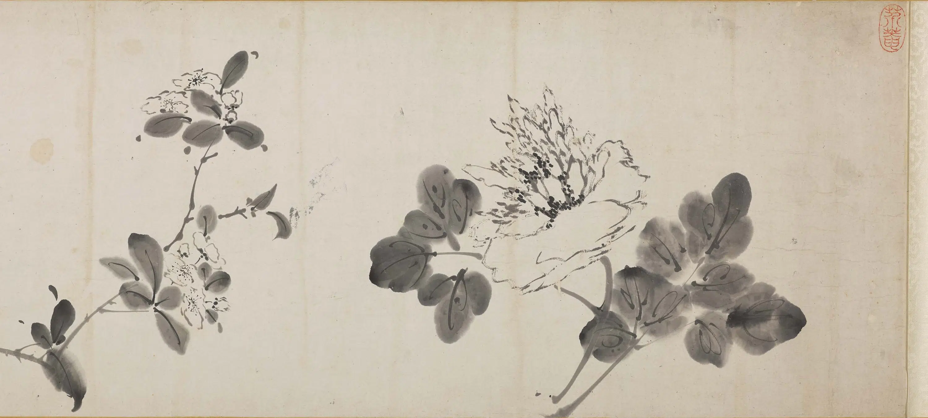 清代【李因】《花卉卷》 第8张