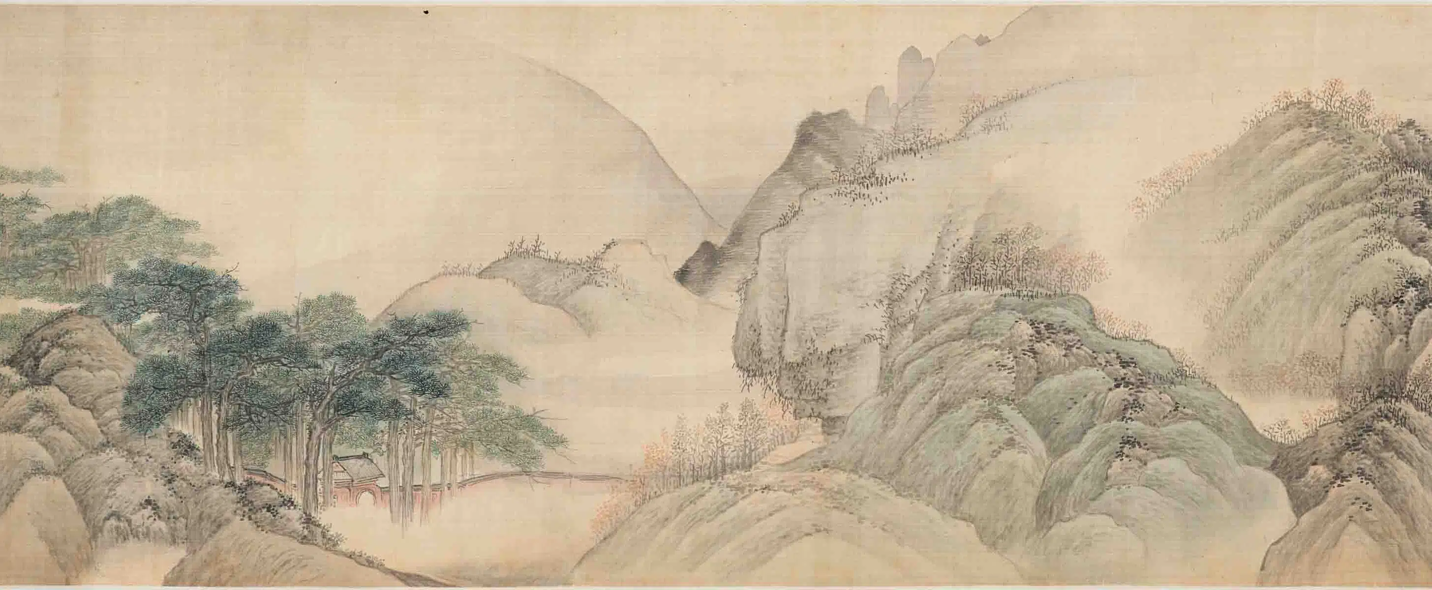 清代【王槩（王概）】《秋帆旷揽图卷》 第13张
