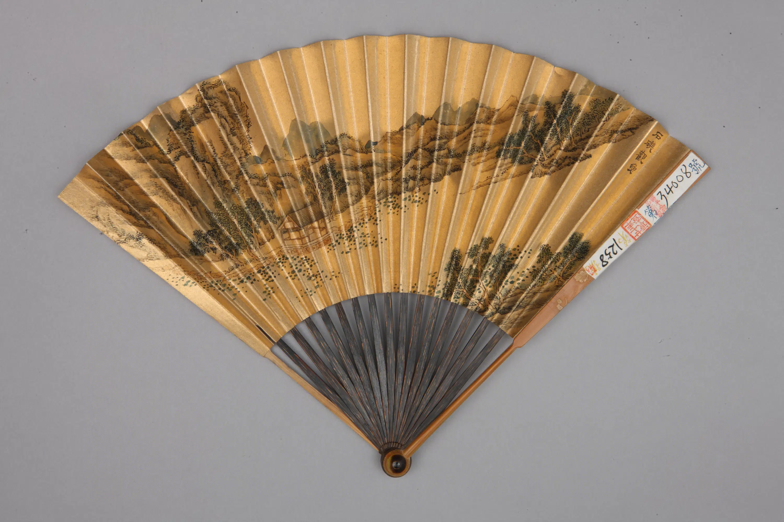 清代【励宗万】《清人画避暑山庄图书诗成扇-36套》 第33张